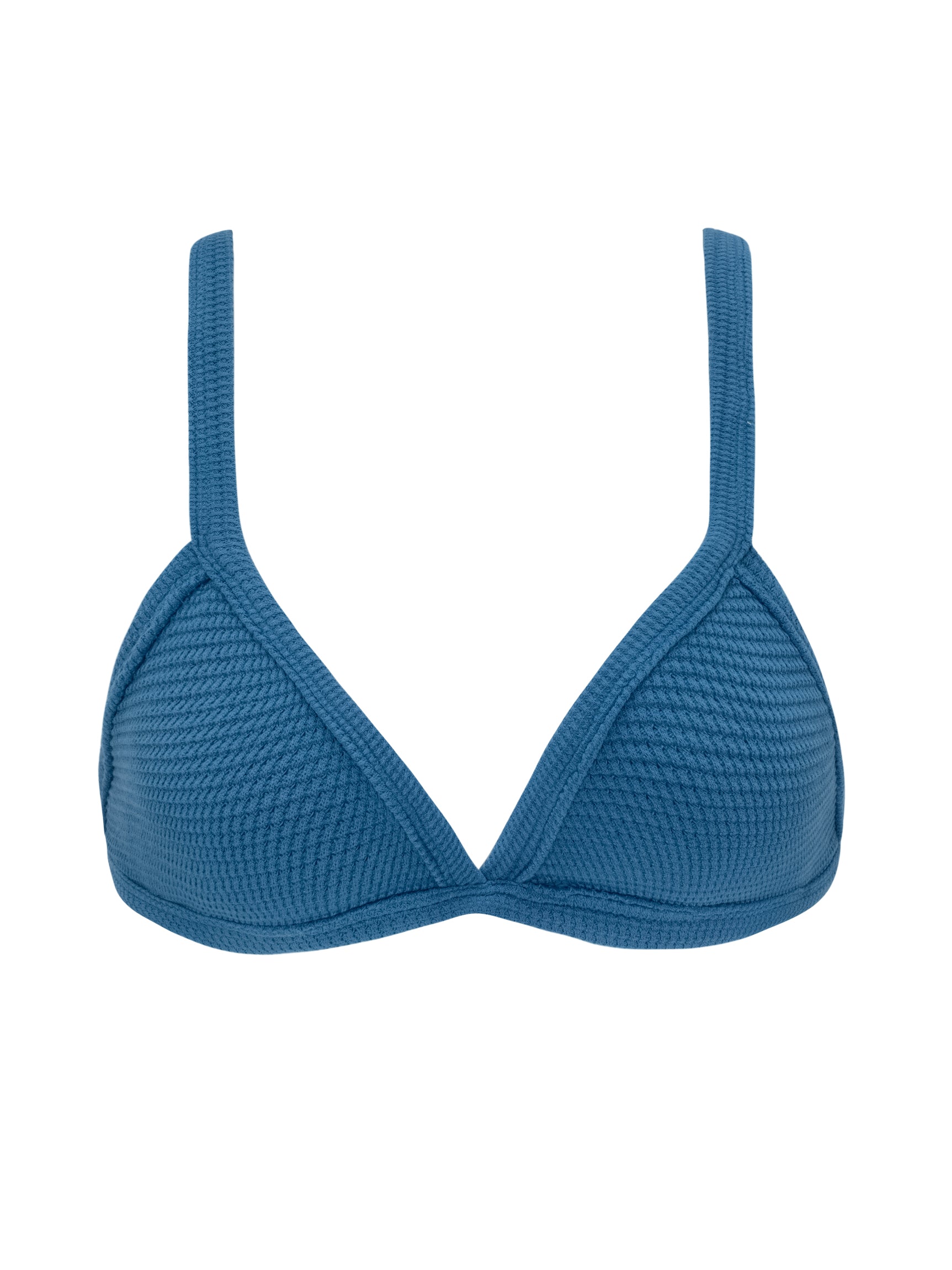 WAFFLE BRA blue