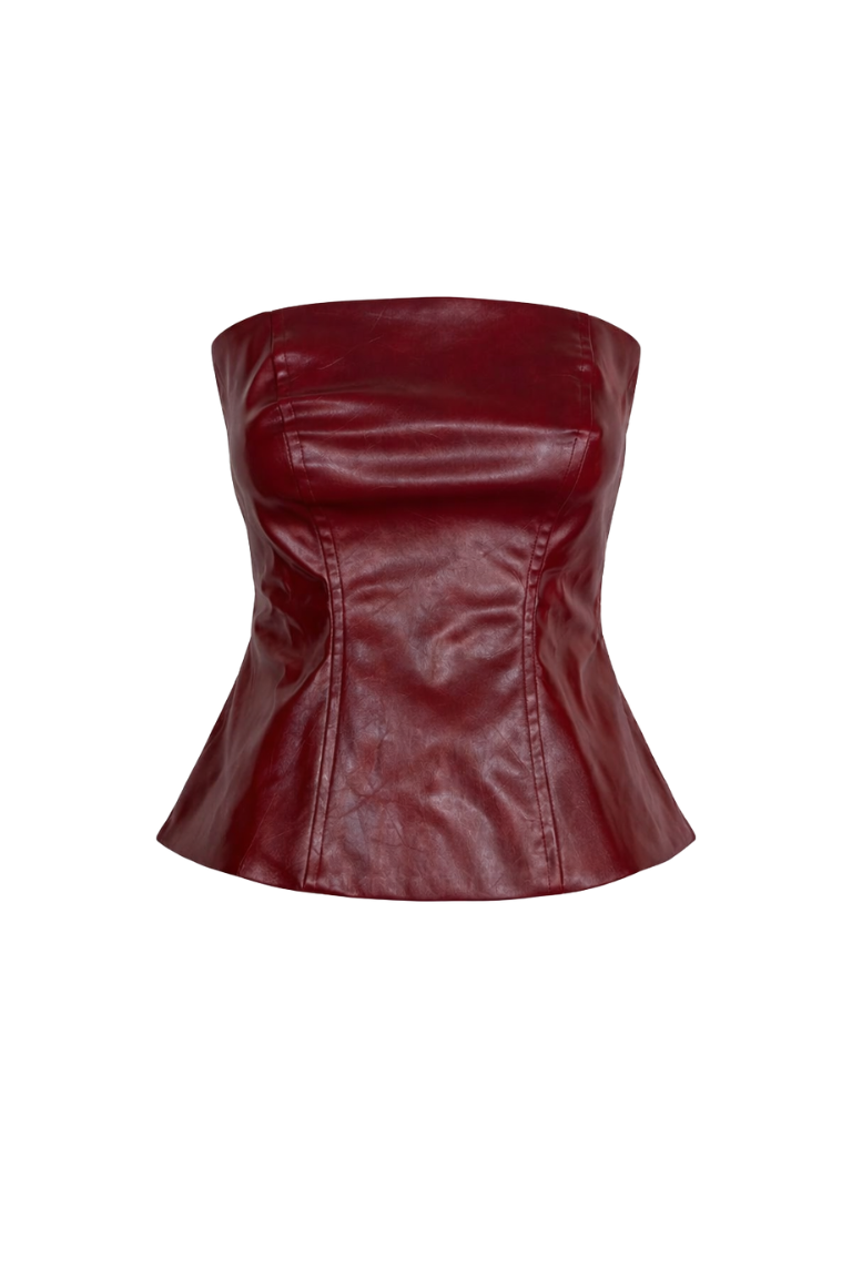 ALLA CORSET burgundy
