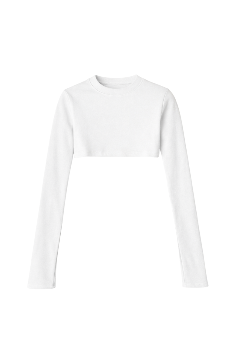 LORIA CROP white