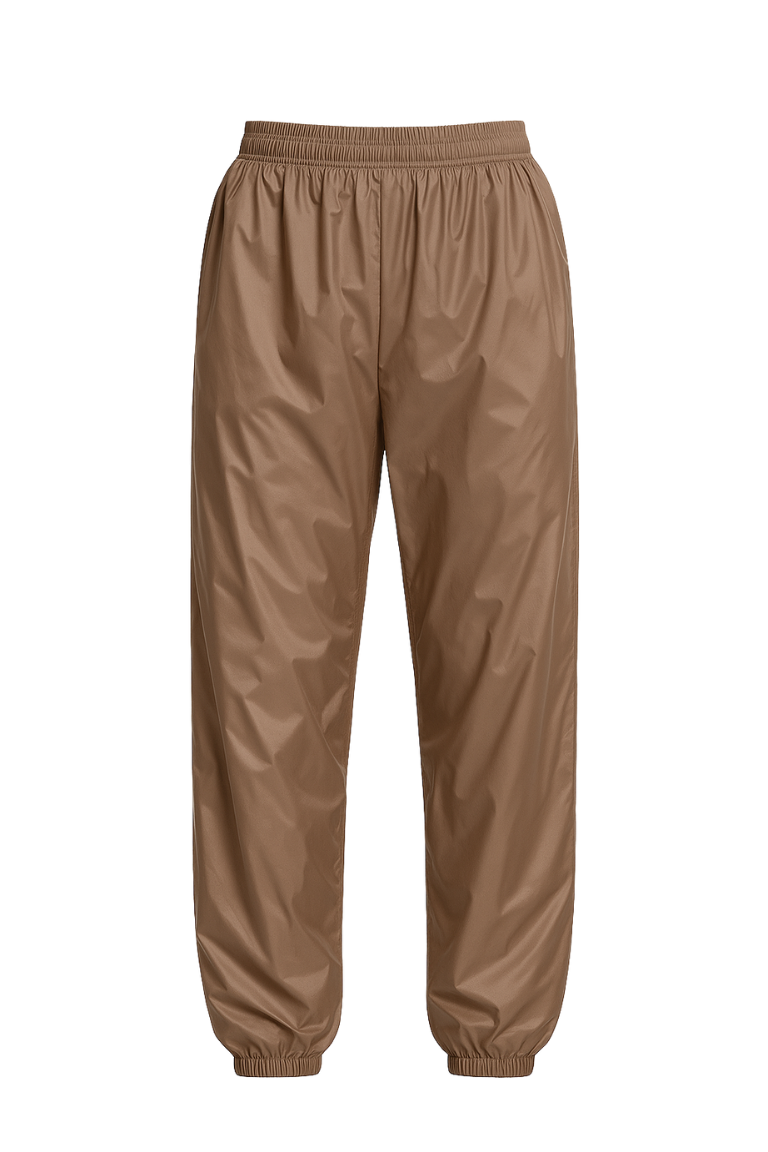 NYLON PANTS brown