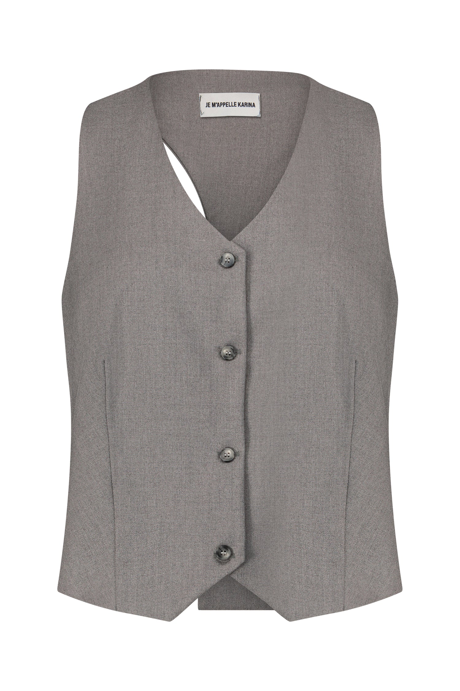 LESLIE VEST gray