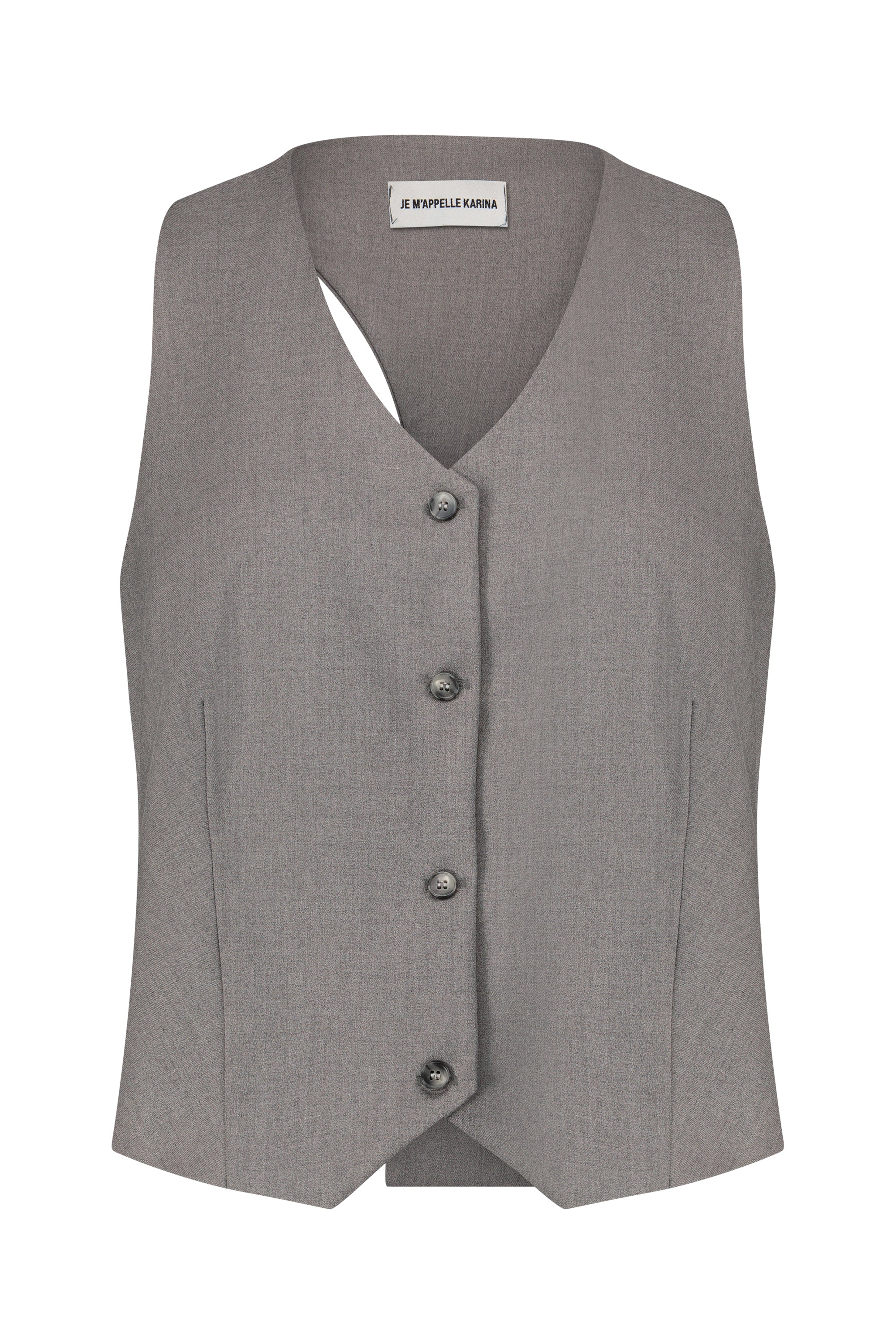 LESLIE VEST gray