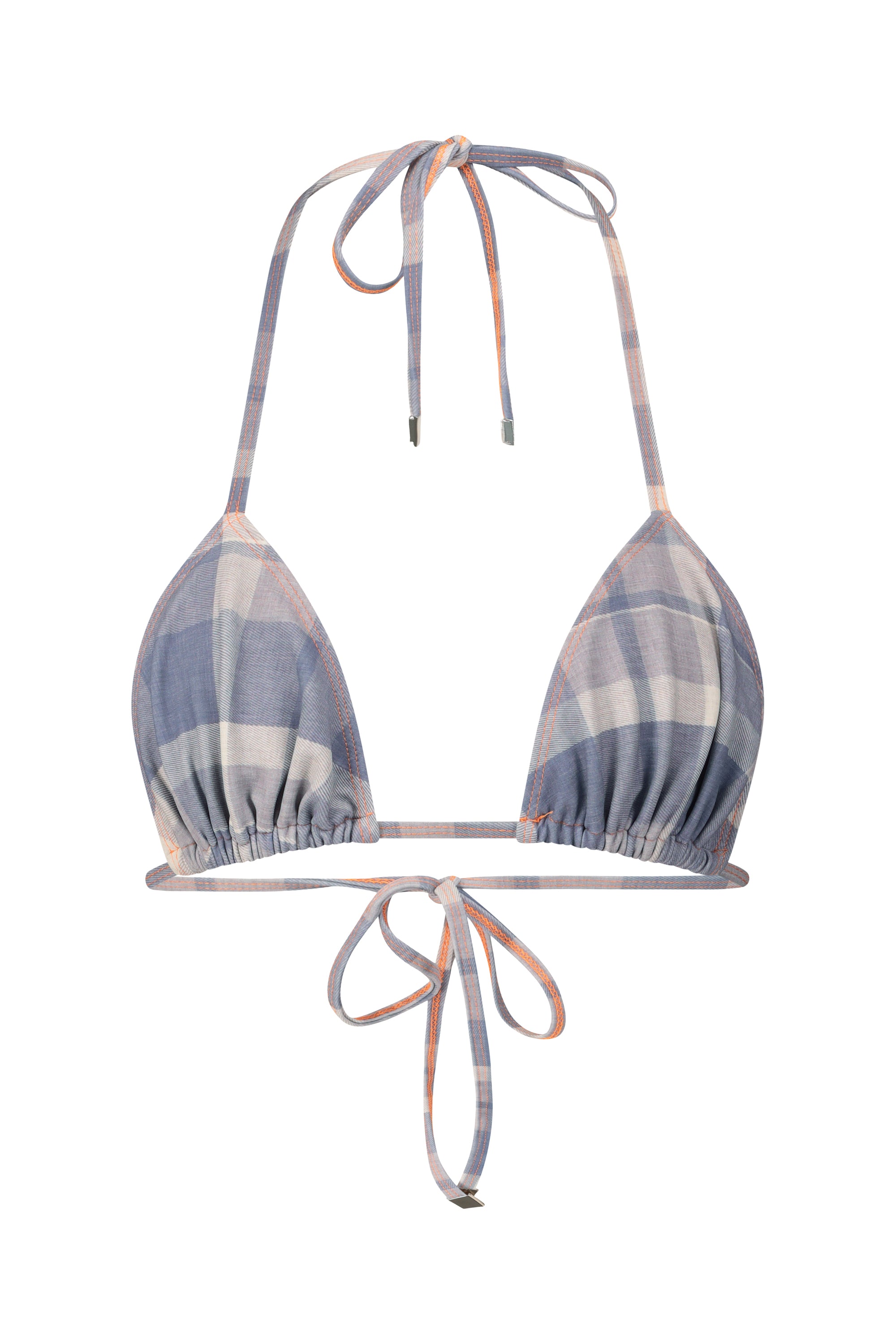 JACKIE BRA plaid blue