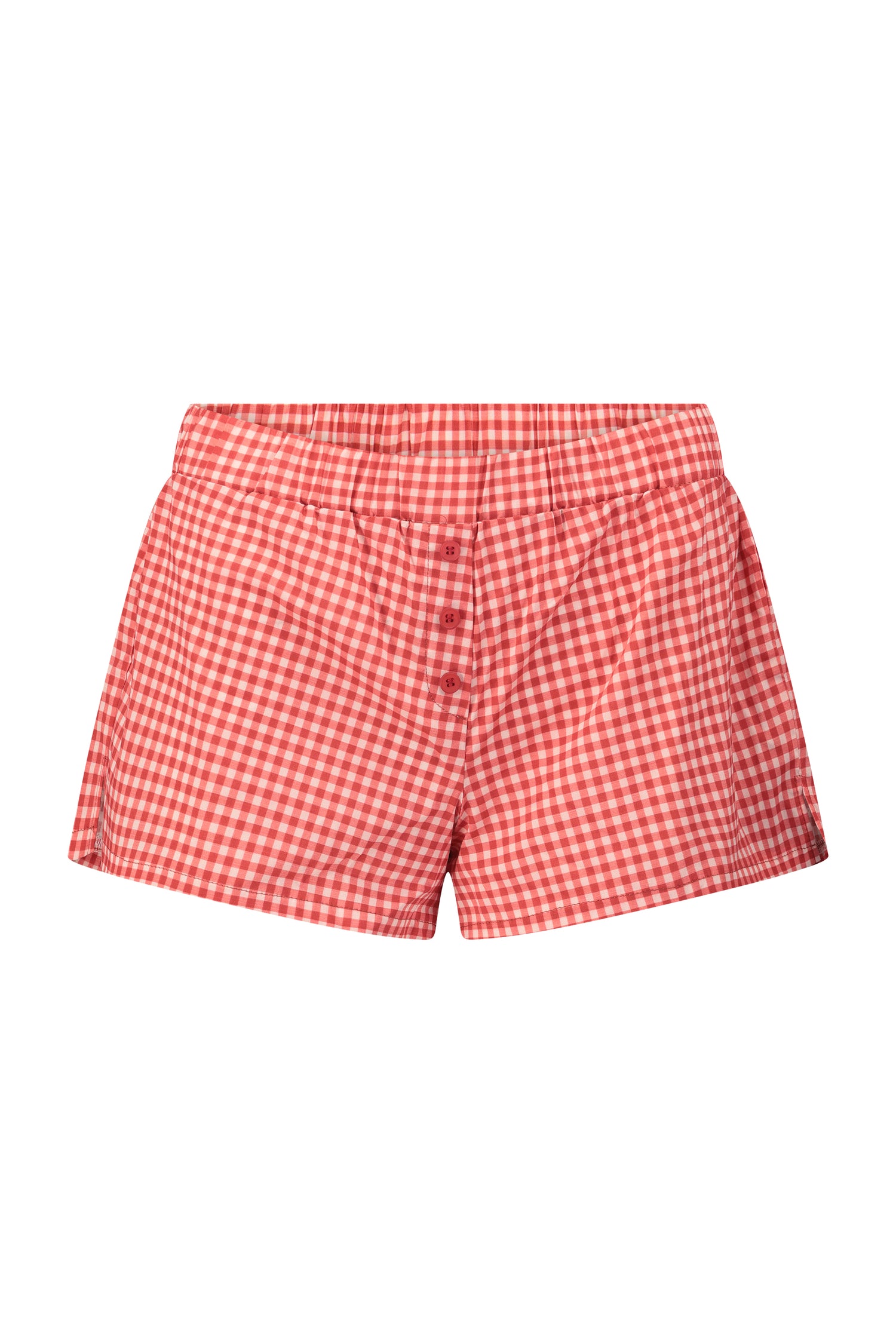 MONACO SHORTS plaid burgundy