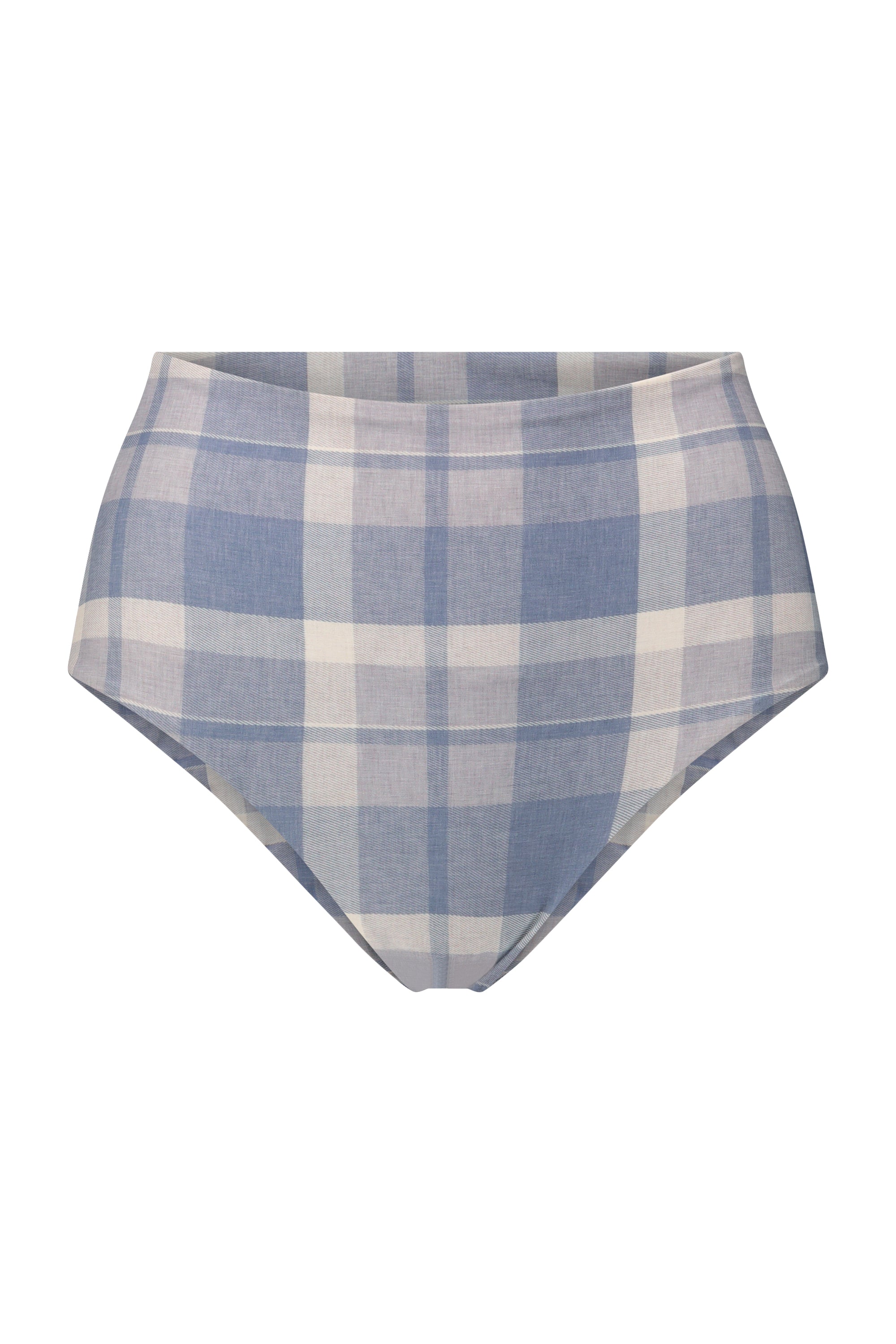 MICHELLE BOTTOM plaid blue