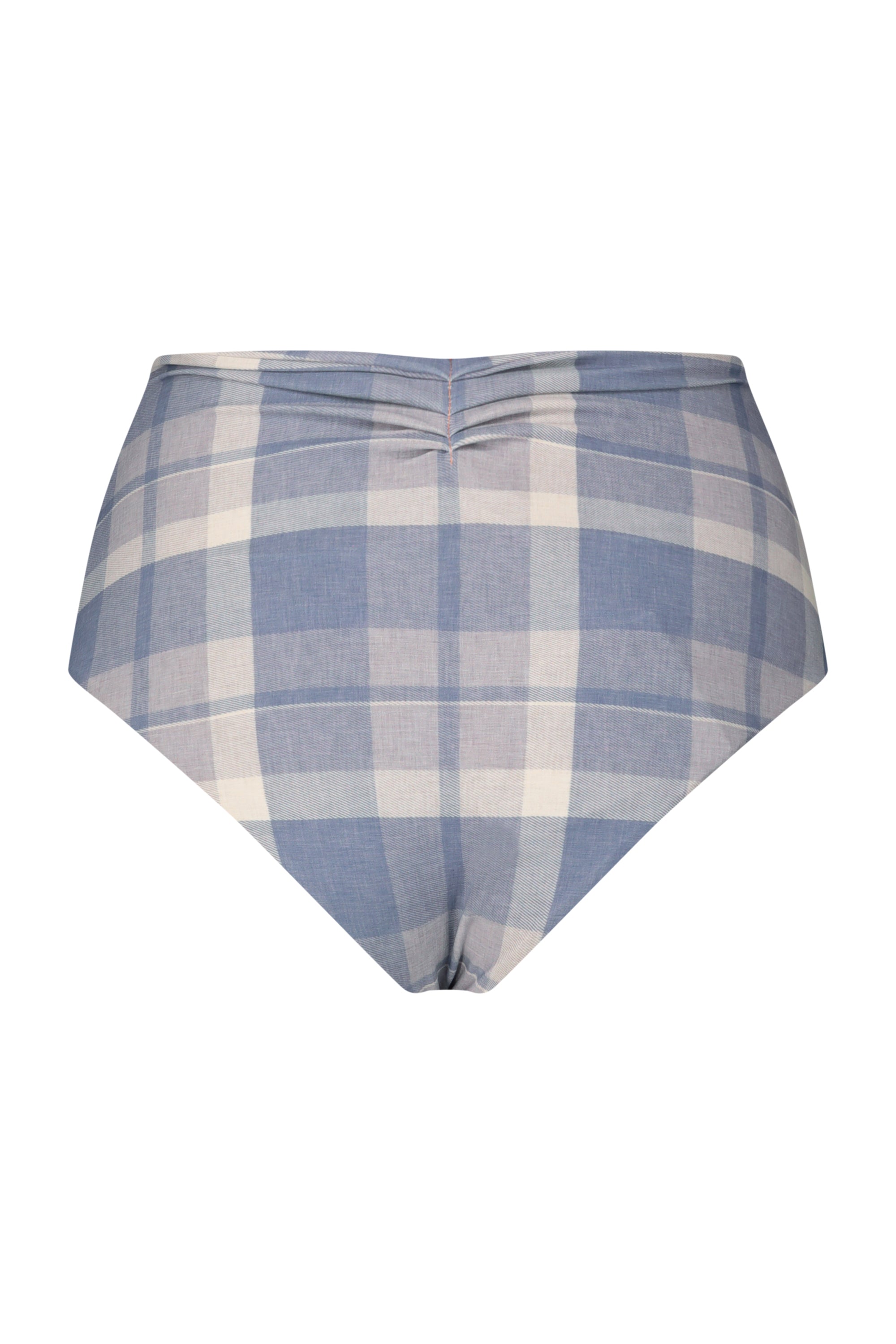 MICHELLE BOTTOM plaid blue