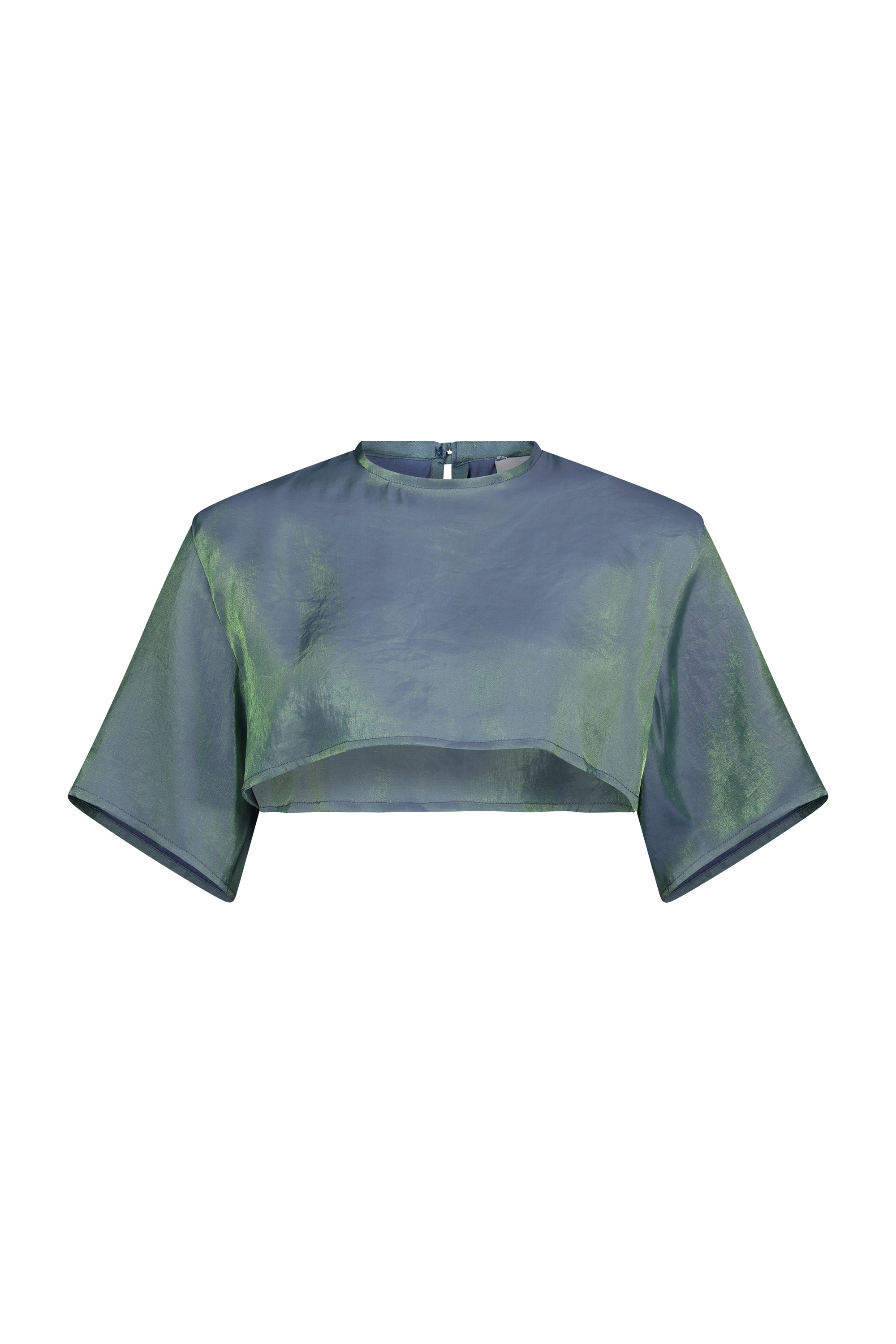 AMANDA CROP blue