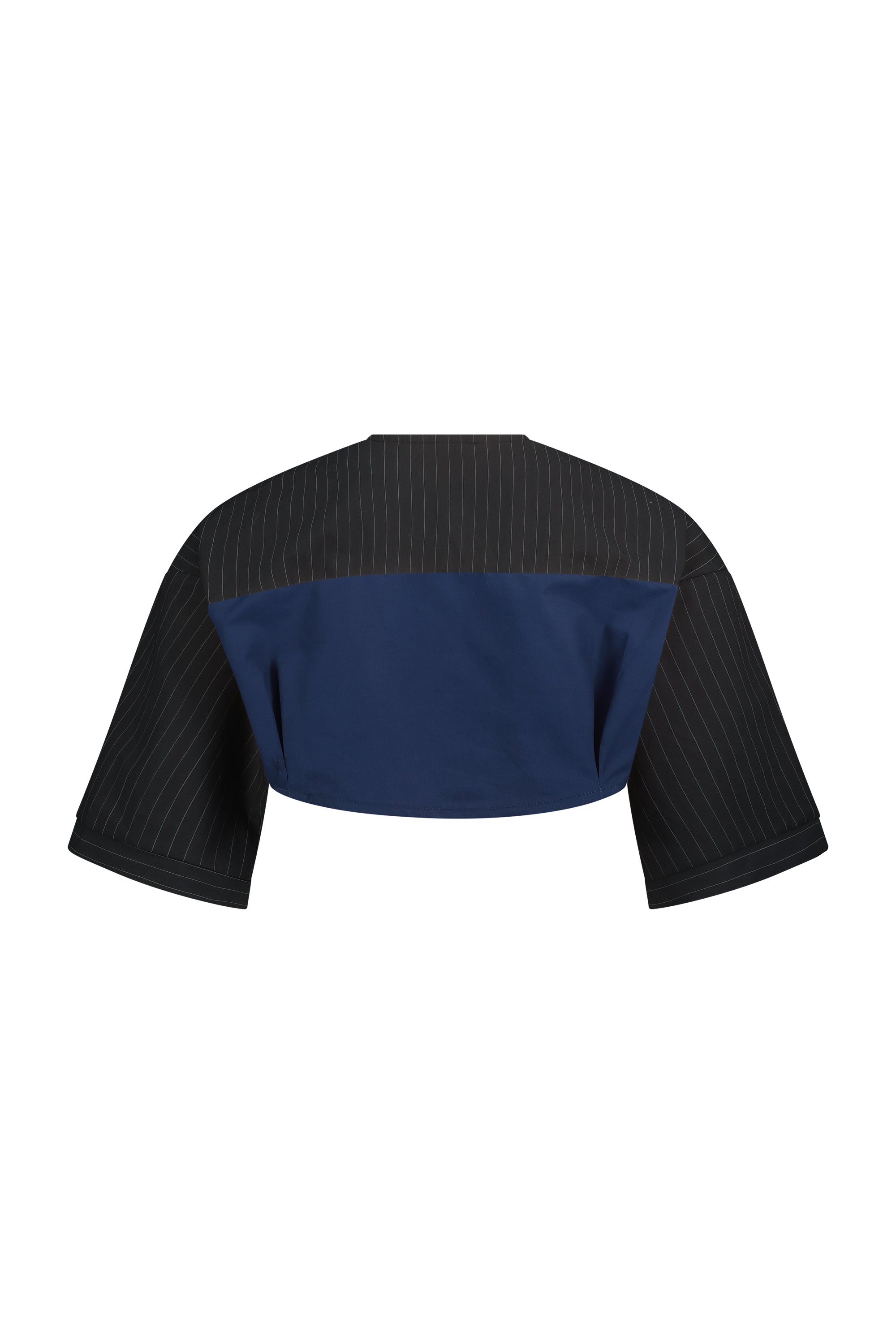 BASEBALL CROP blue&black
