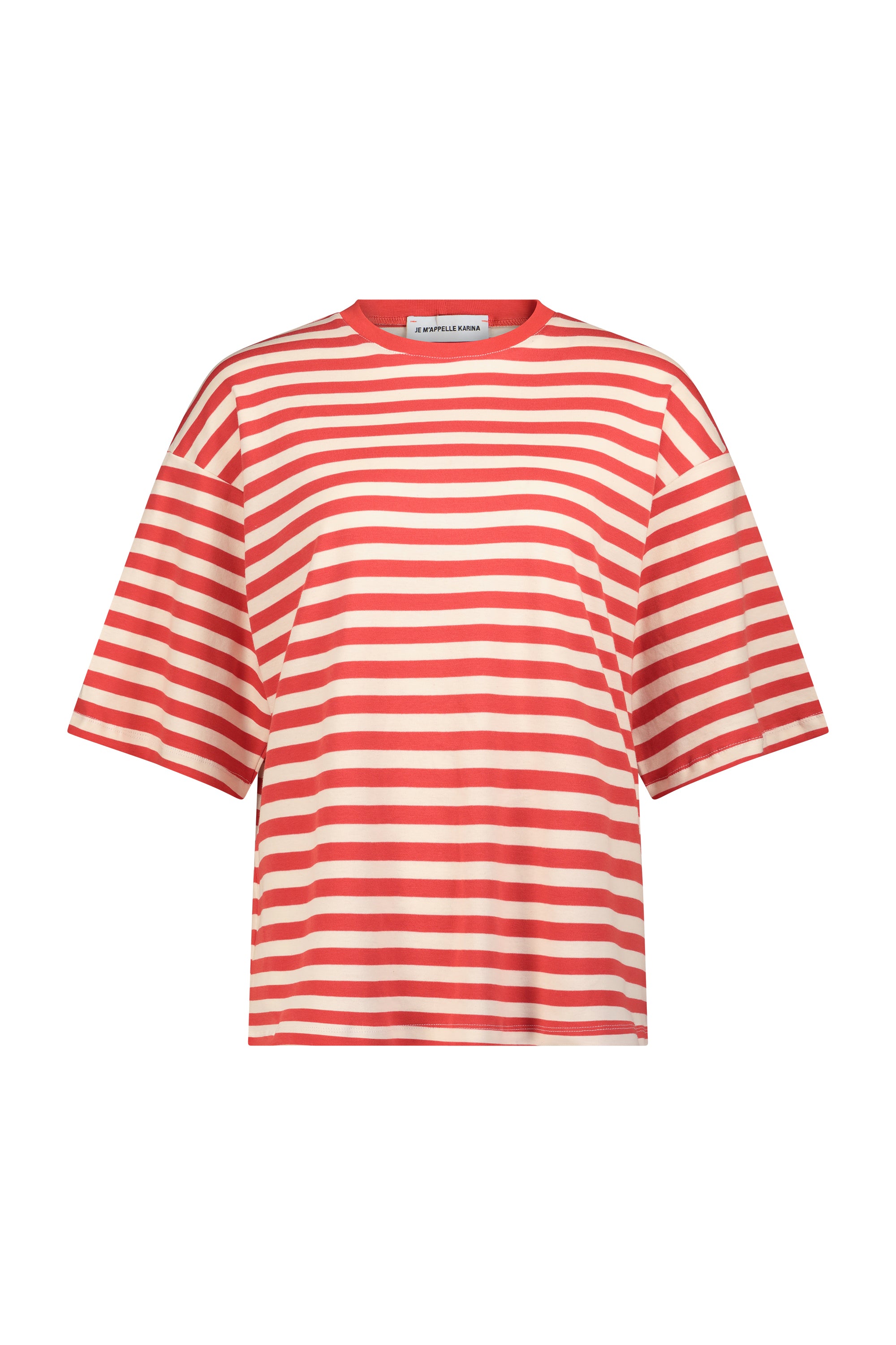 KENDAL OVERSIZE T red&white
