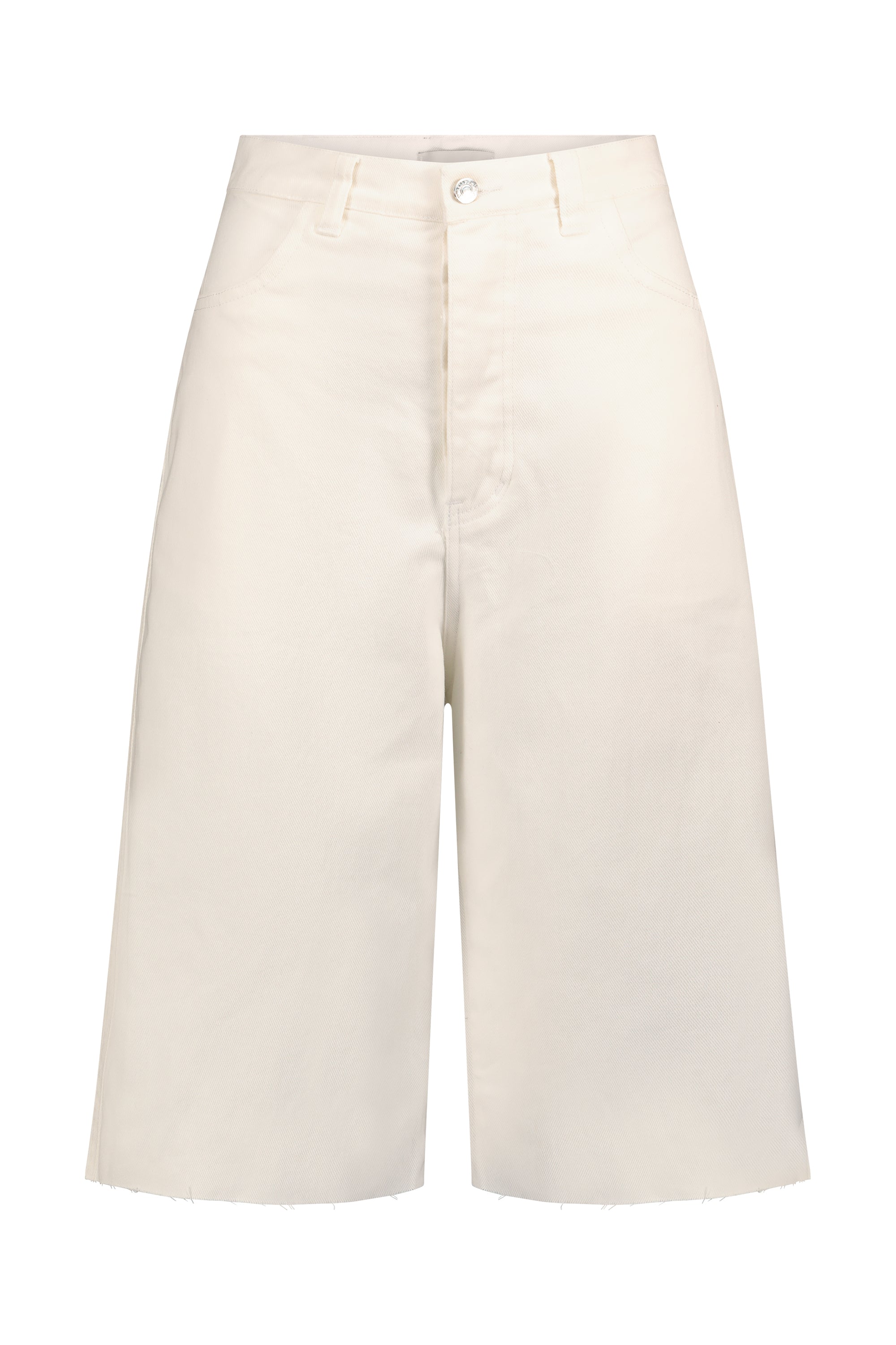 BERMUDA JEANS white