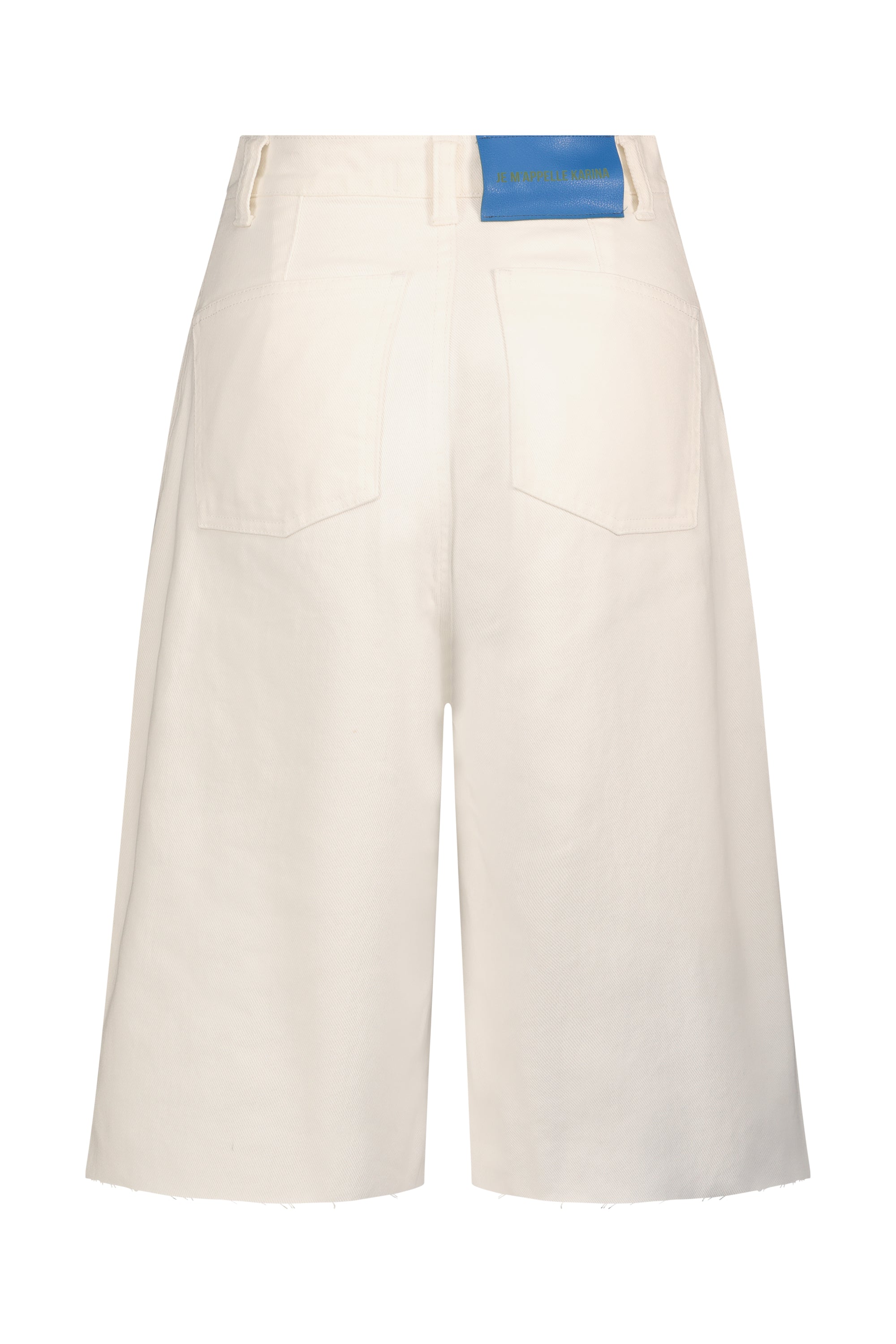 BERMUDA JEANS white