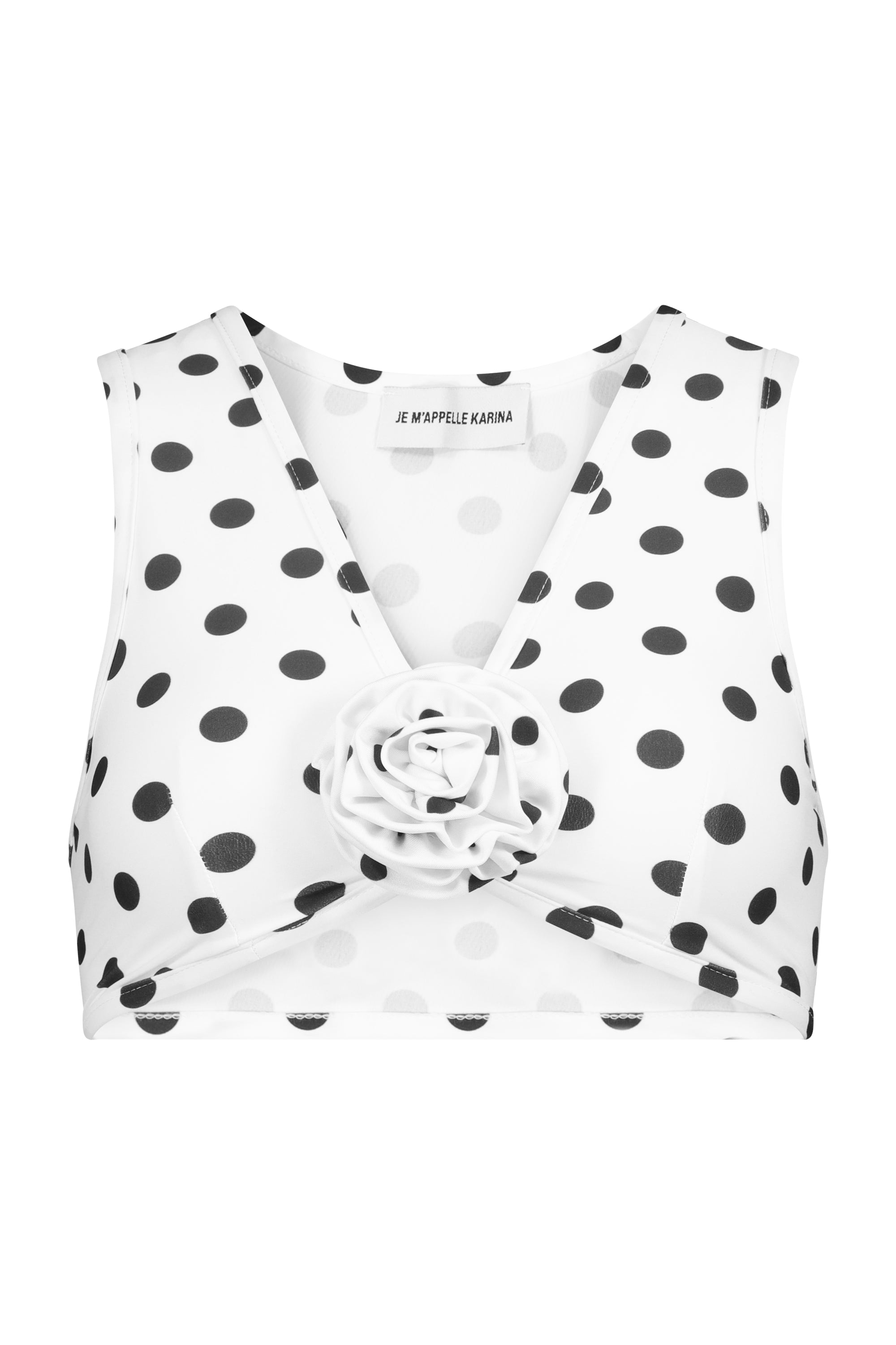 LUANA TOP white & black