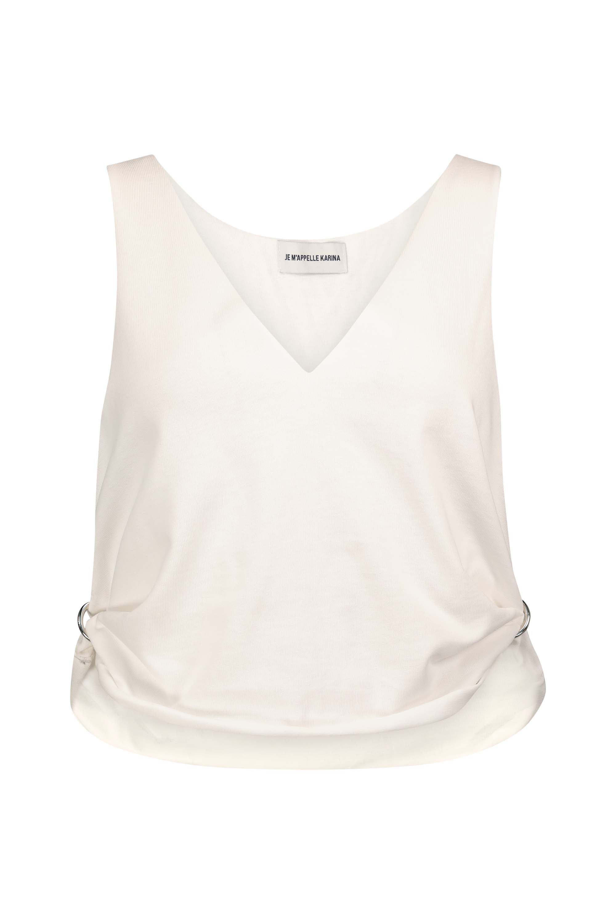 ALANNA TANK white