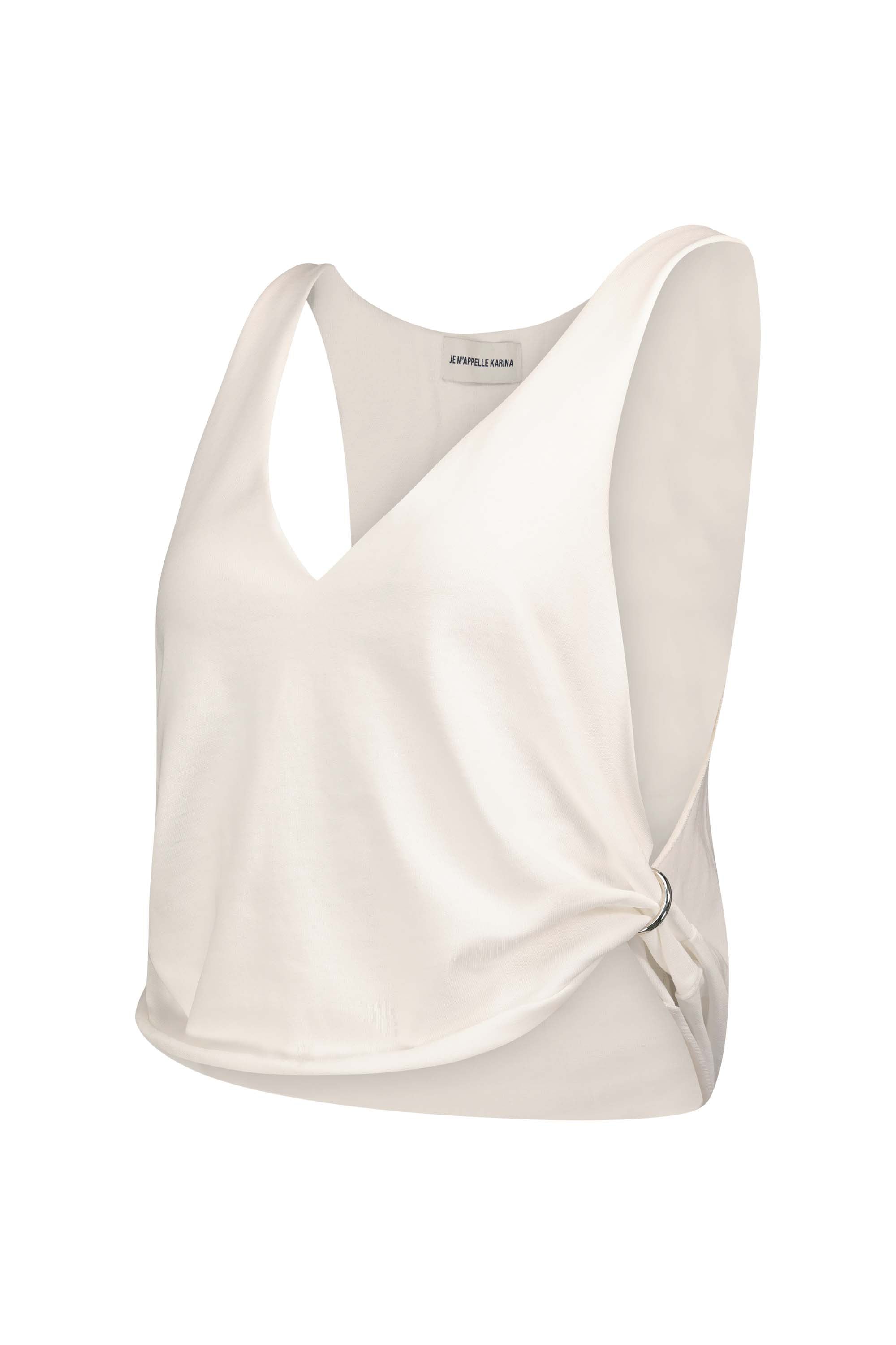 ALANNA TANK white