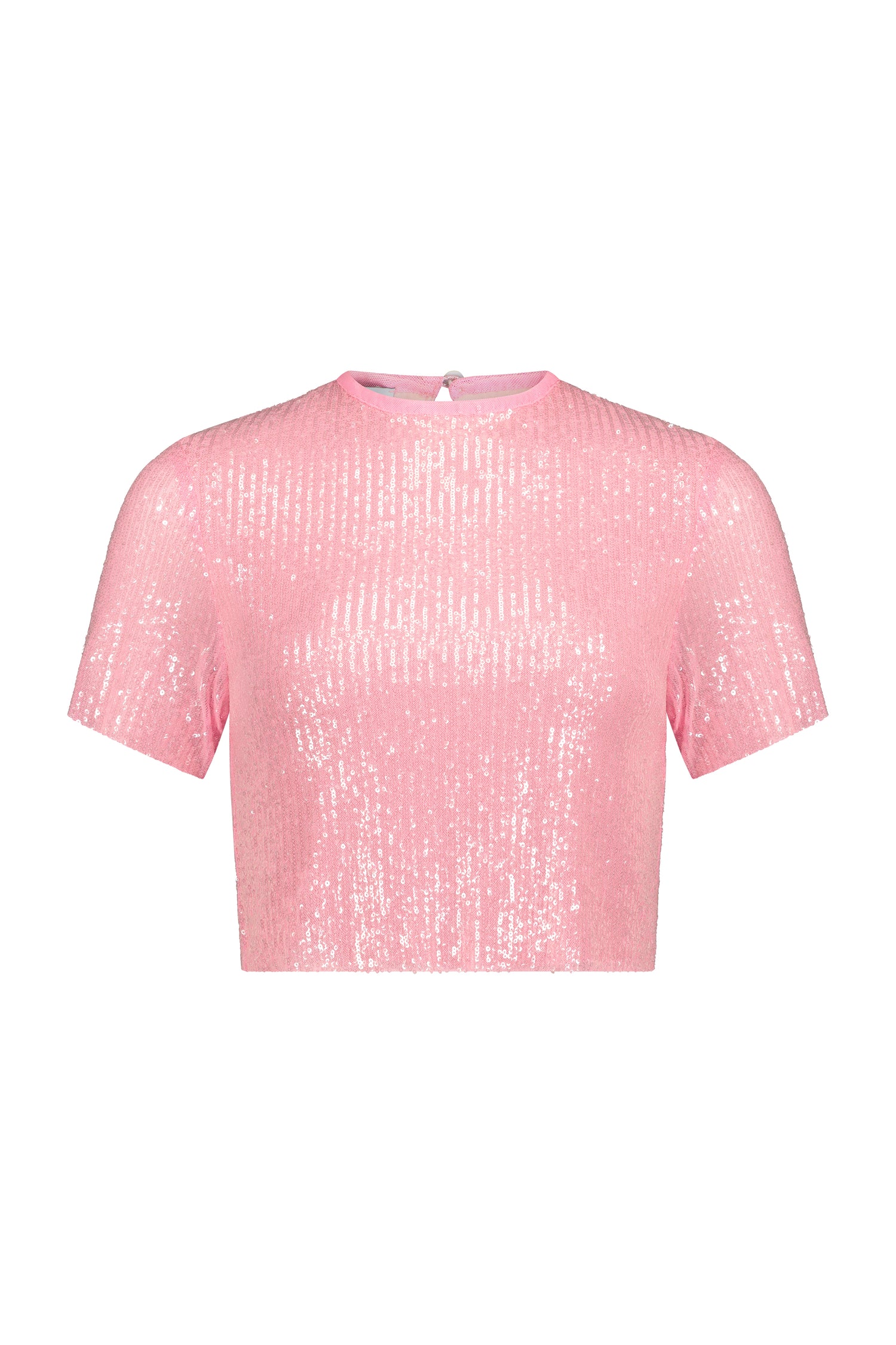 AMALIA CROP paiet pink