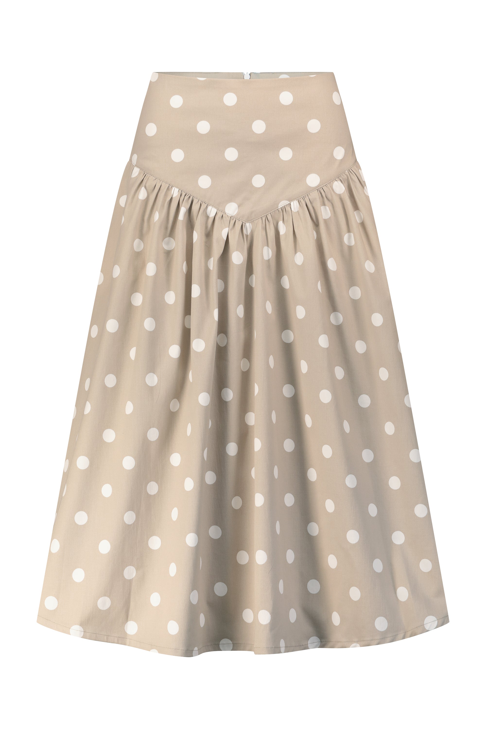 DONATELLA SKIRT beige&white