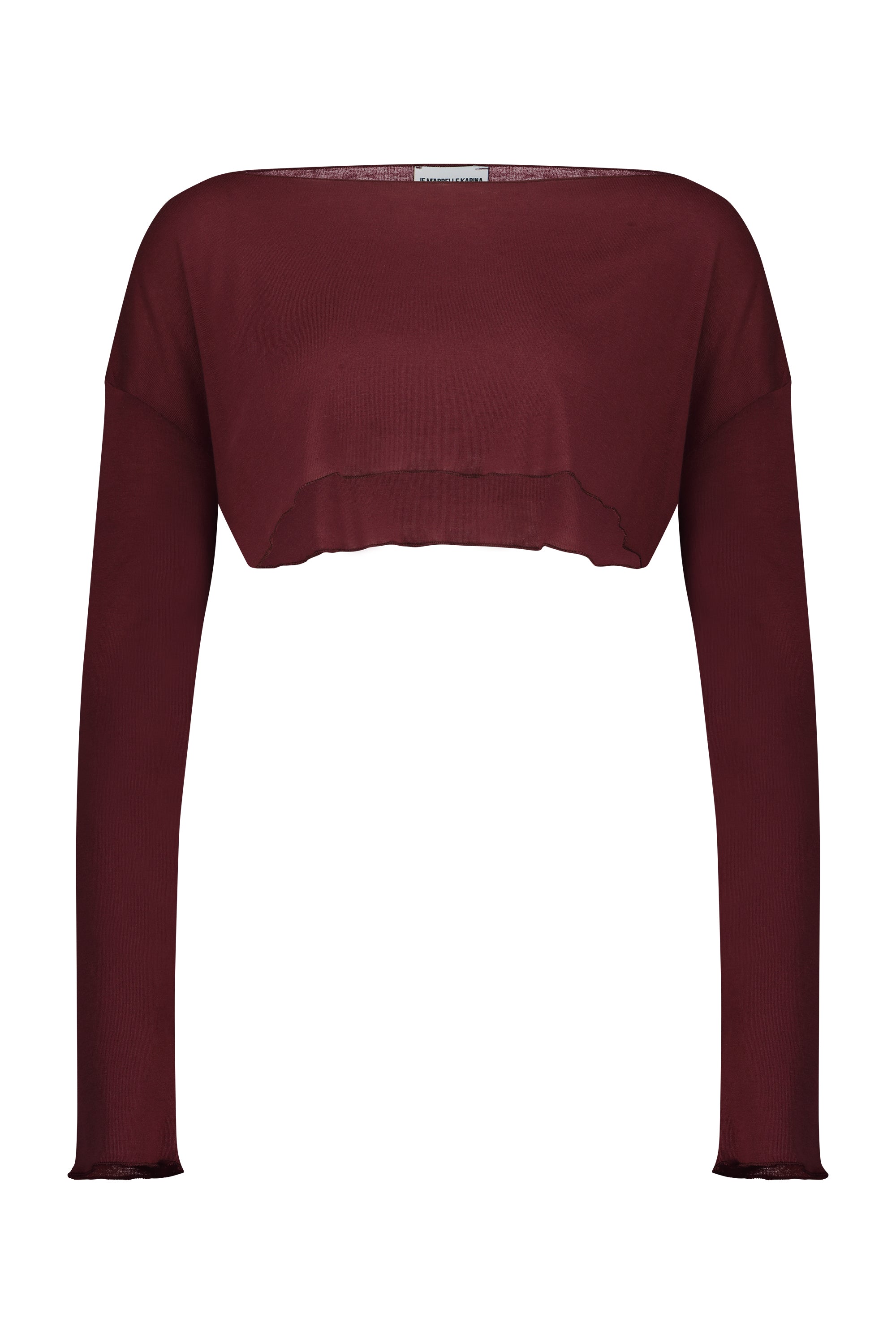 ERICCA CROP burgundy