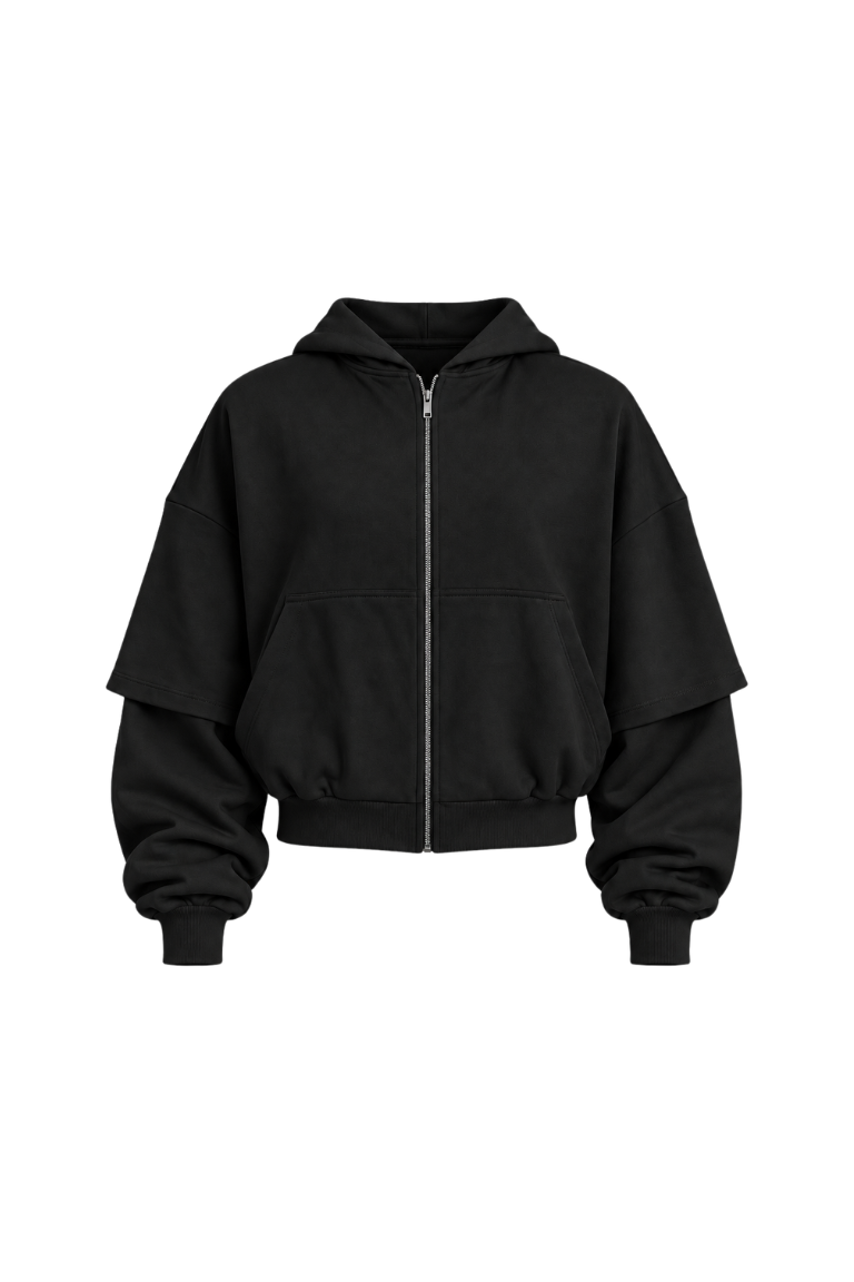 JORDAN DOUBLE SLEEVE black