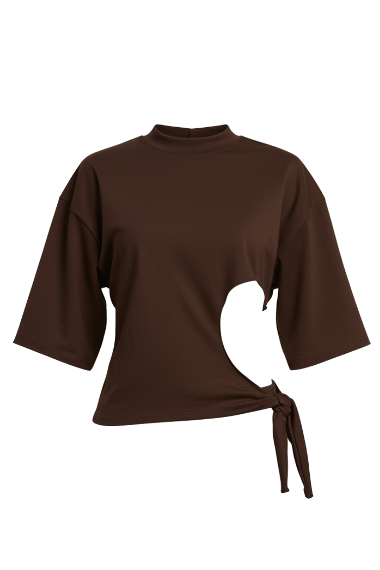 GIANNA SHIRT brown