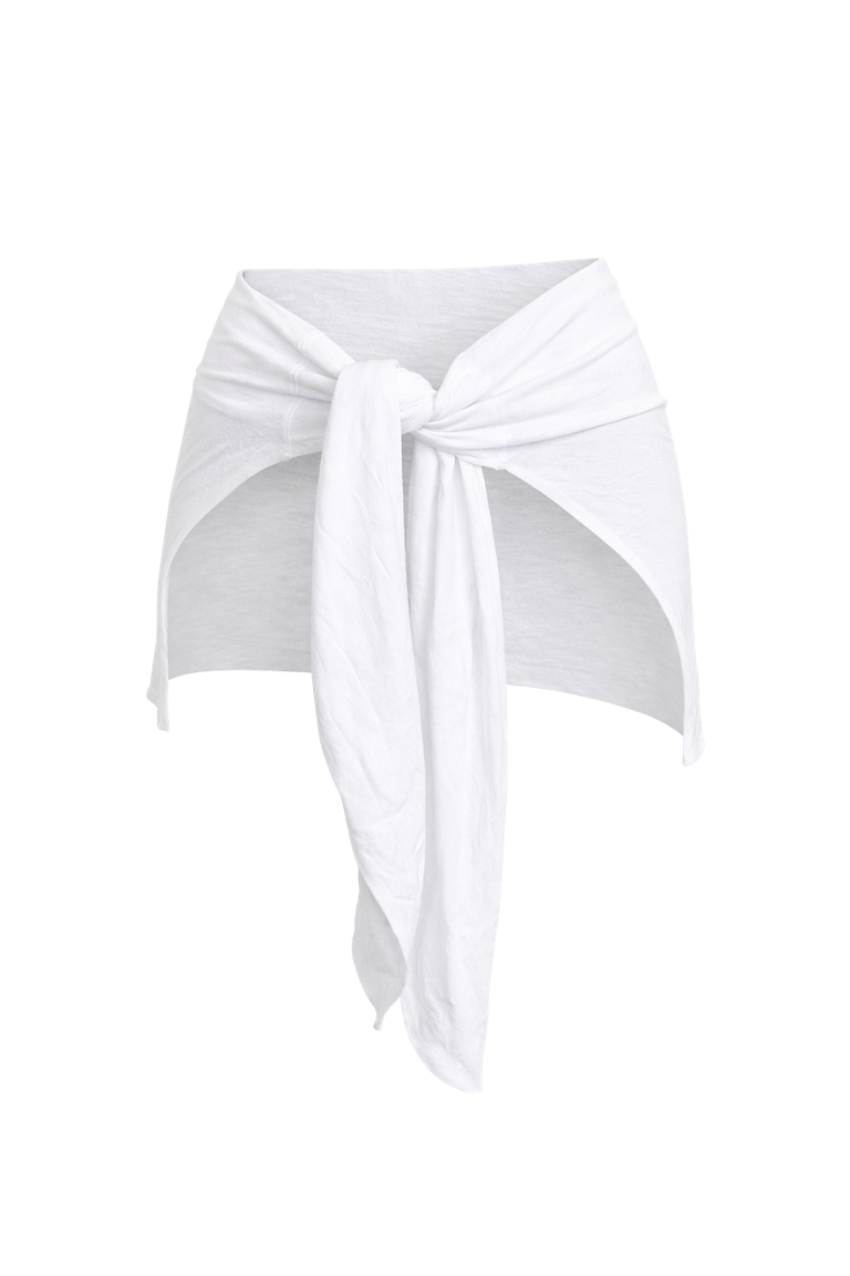 JIA SHEER PANTS white