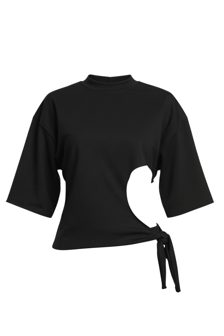 GIANNA SHIRT black