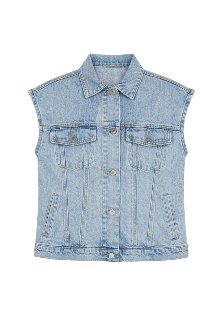 HUNTER VEST light denim