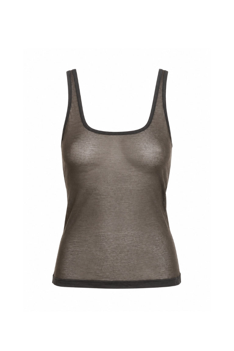 FINN SHEER TANK gray