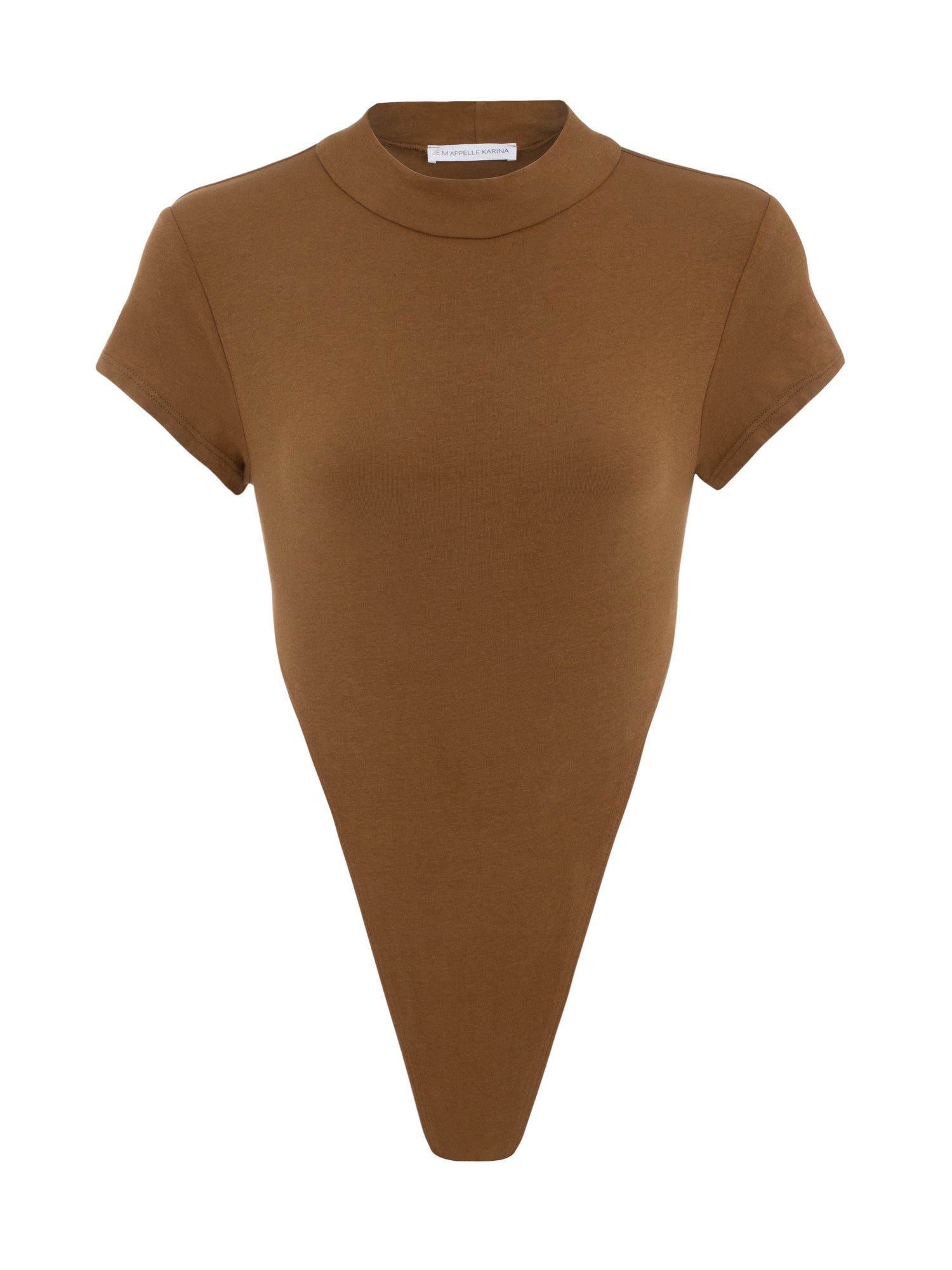 CHRISTIAN BODYSUIT wash camel