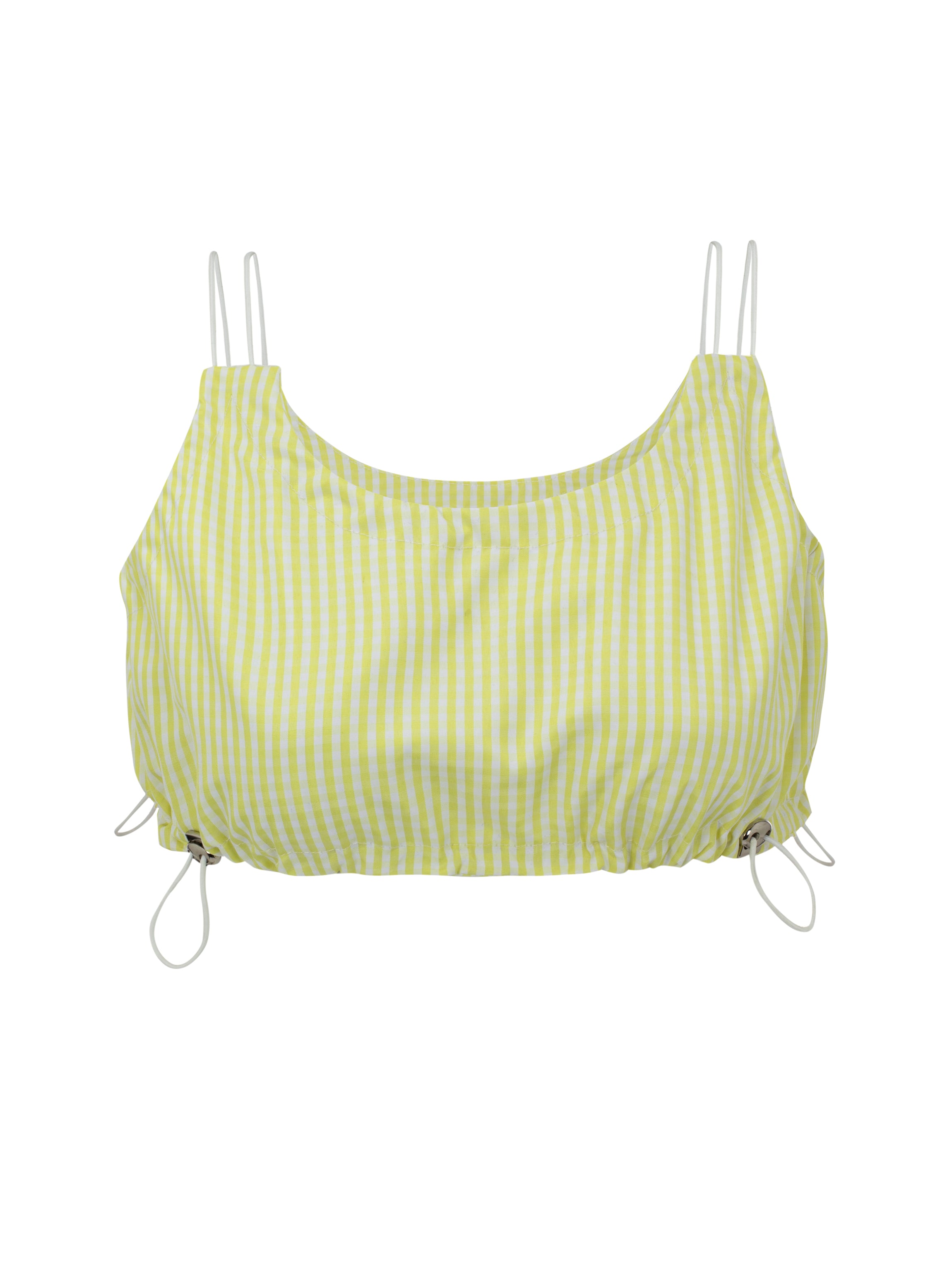 JINNI CROP yellow&white
