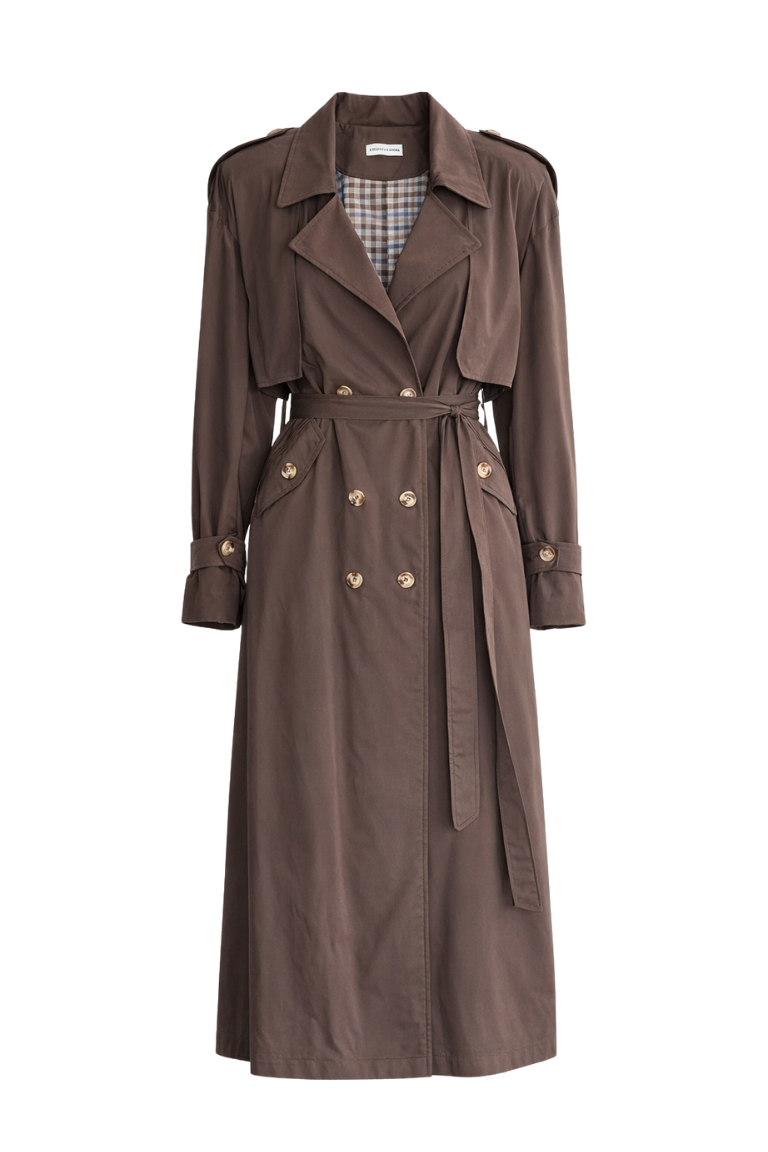 NERRI TRENCH brown