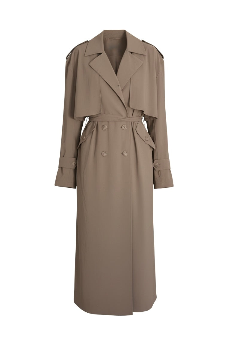 NERRI TRENCH brown
