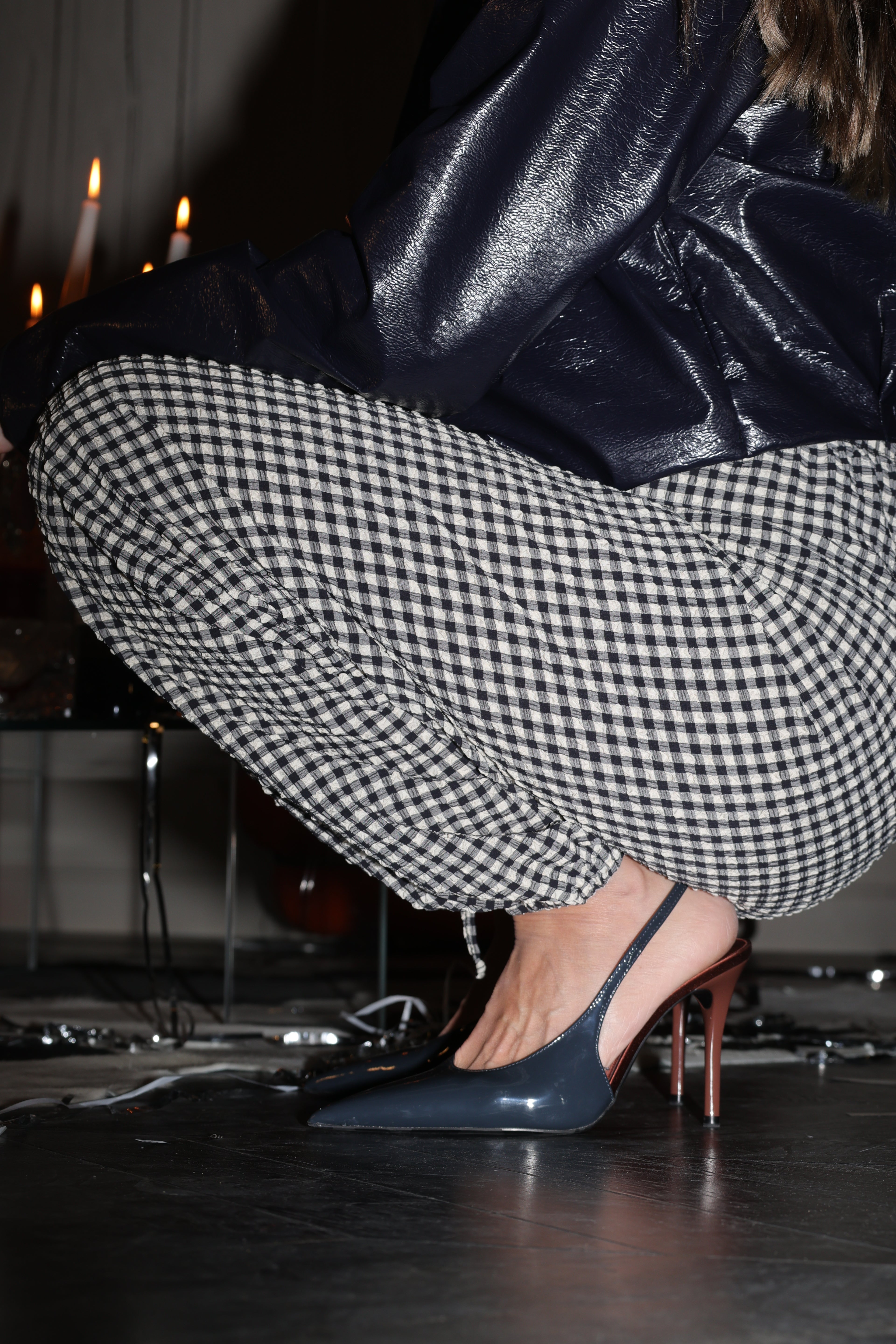 TRACY PANTS black&white