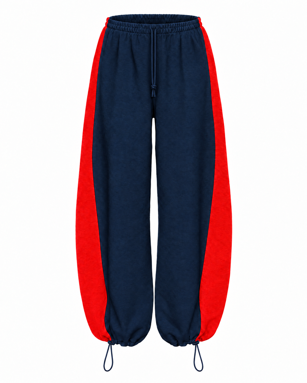 SIMONE SWEATPANTS navy&red cinched