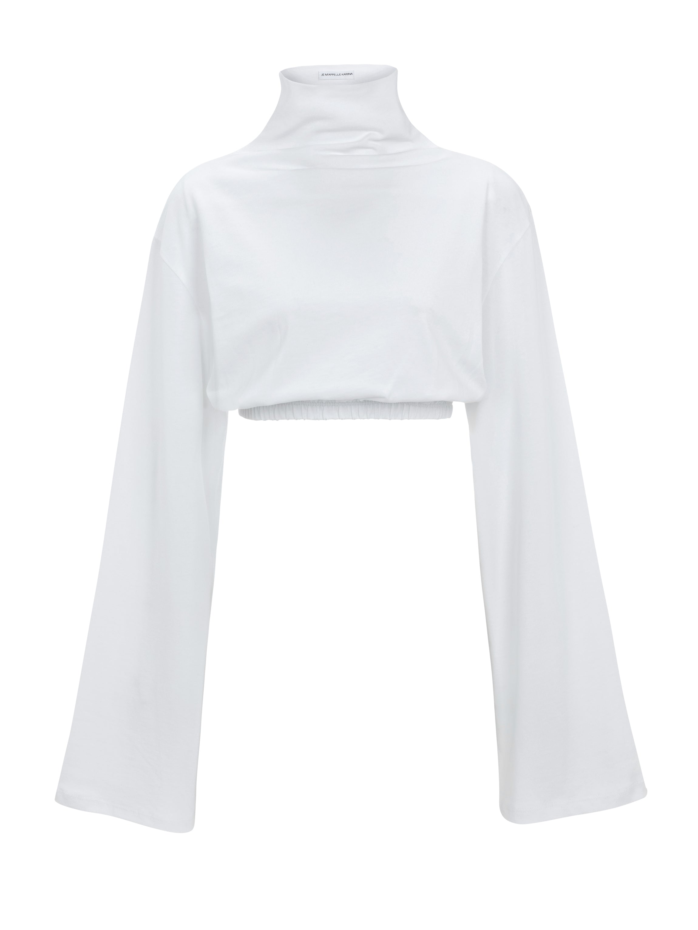 CLARA CROP white