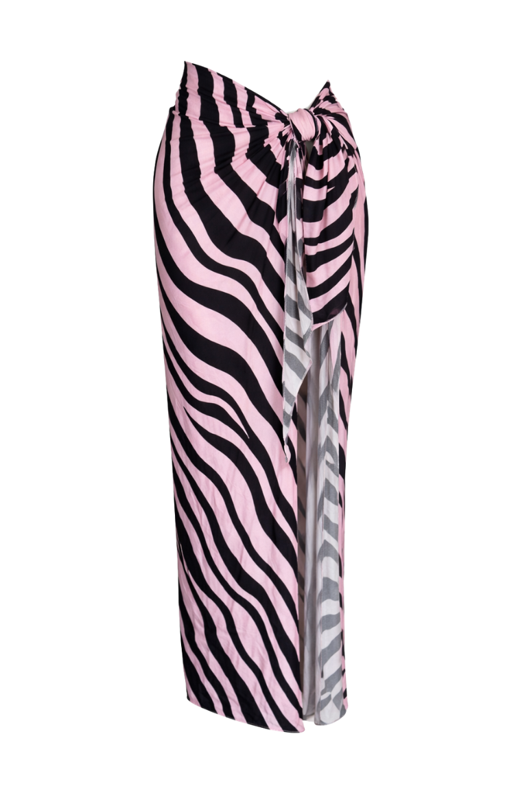 MELENY PAREO pink zebra
