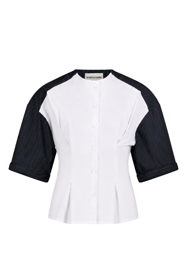 BASEBALL SHIRT white&amp;black