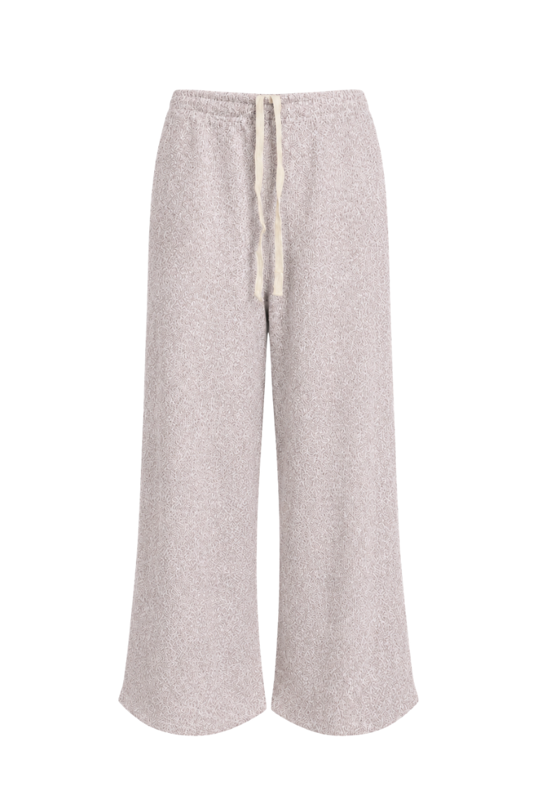 MONA KNIT PANTS powder beige