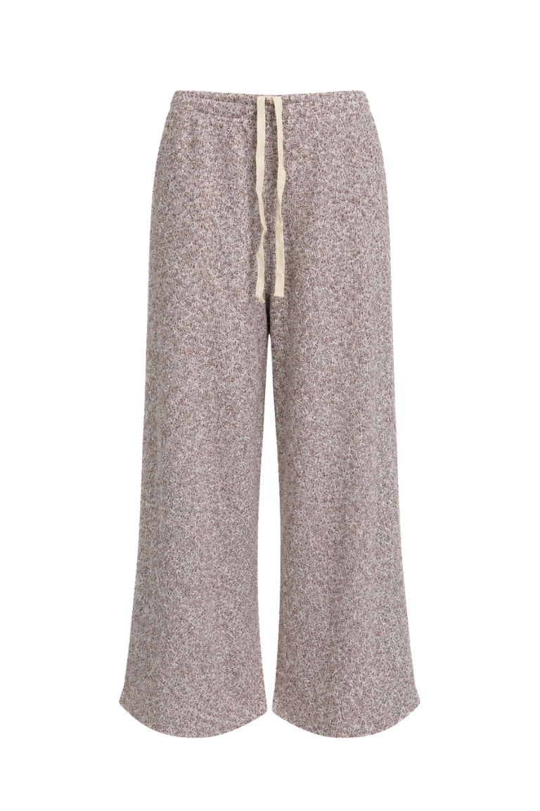 MONA KNIT PANTS truffle