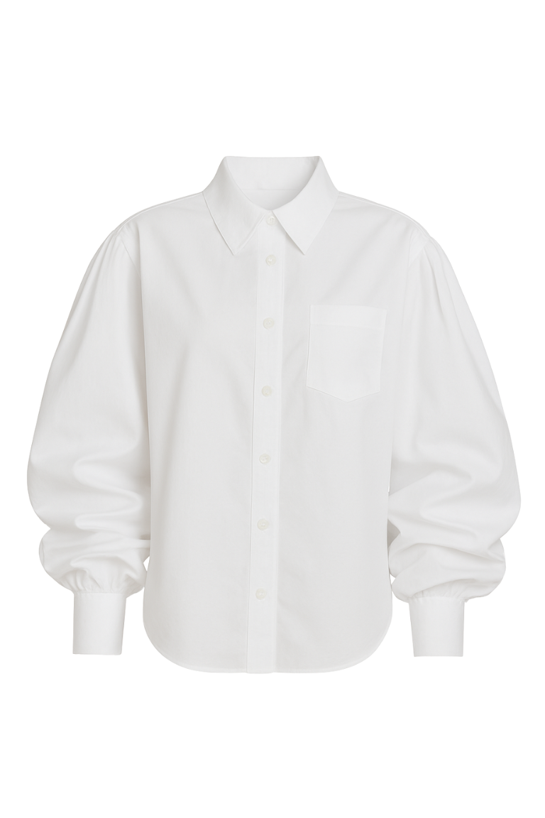 MATTEEO POPLIN SHIRT white