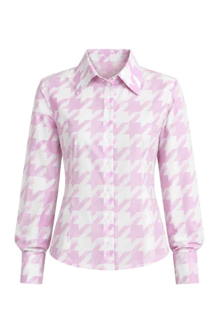 RONDA SHIRT pink pepita