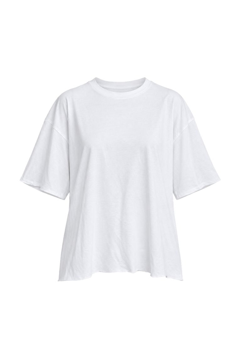 BARE OVERSIZE TEE white