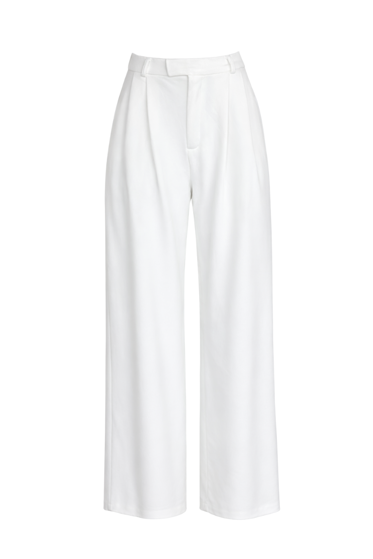 JENNA SWEATPANTS white