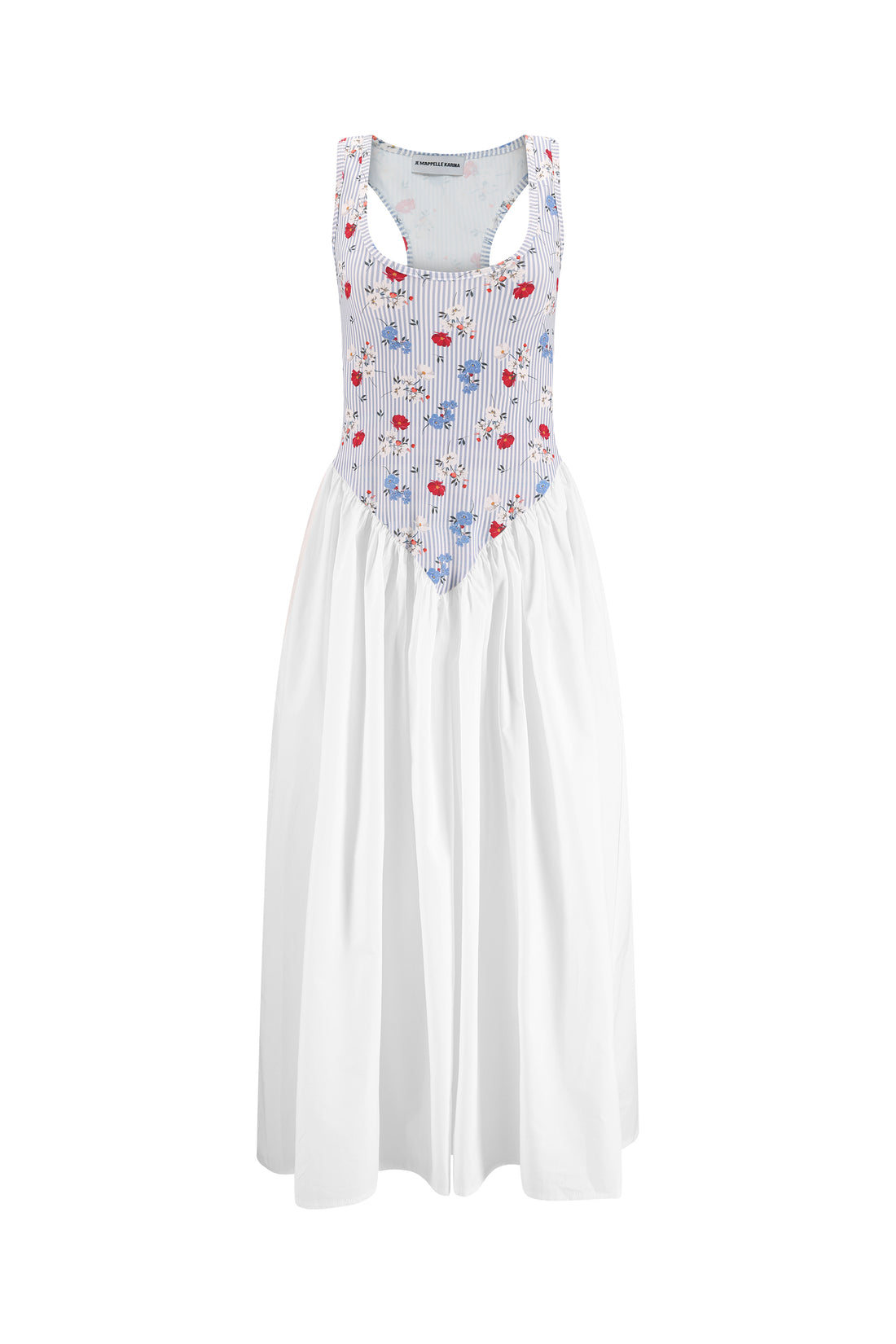 BRYSON DRESS flowers&white