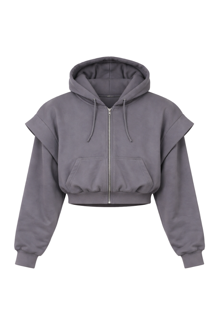 LOUISE SWEATSHIRT wash gray