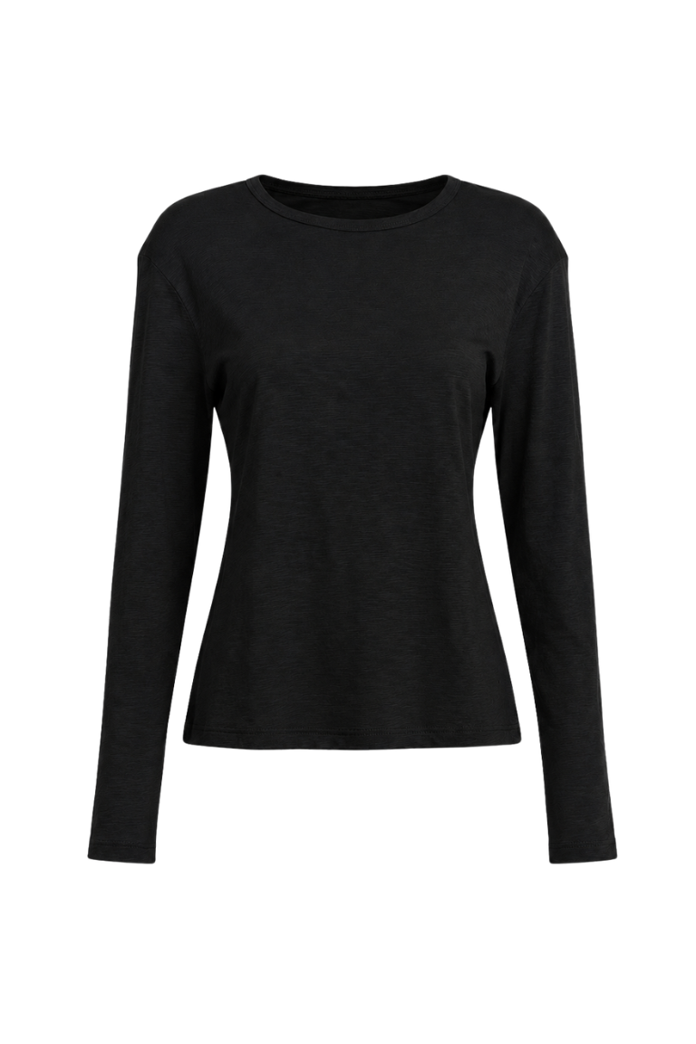LILY OPEN BACK SHIRT black