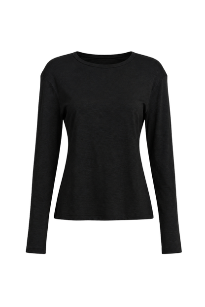 LILY OPEN BACK SHIRT black