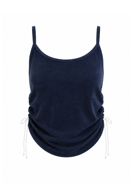 CLAUDIA TOWEL TANK navy