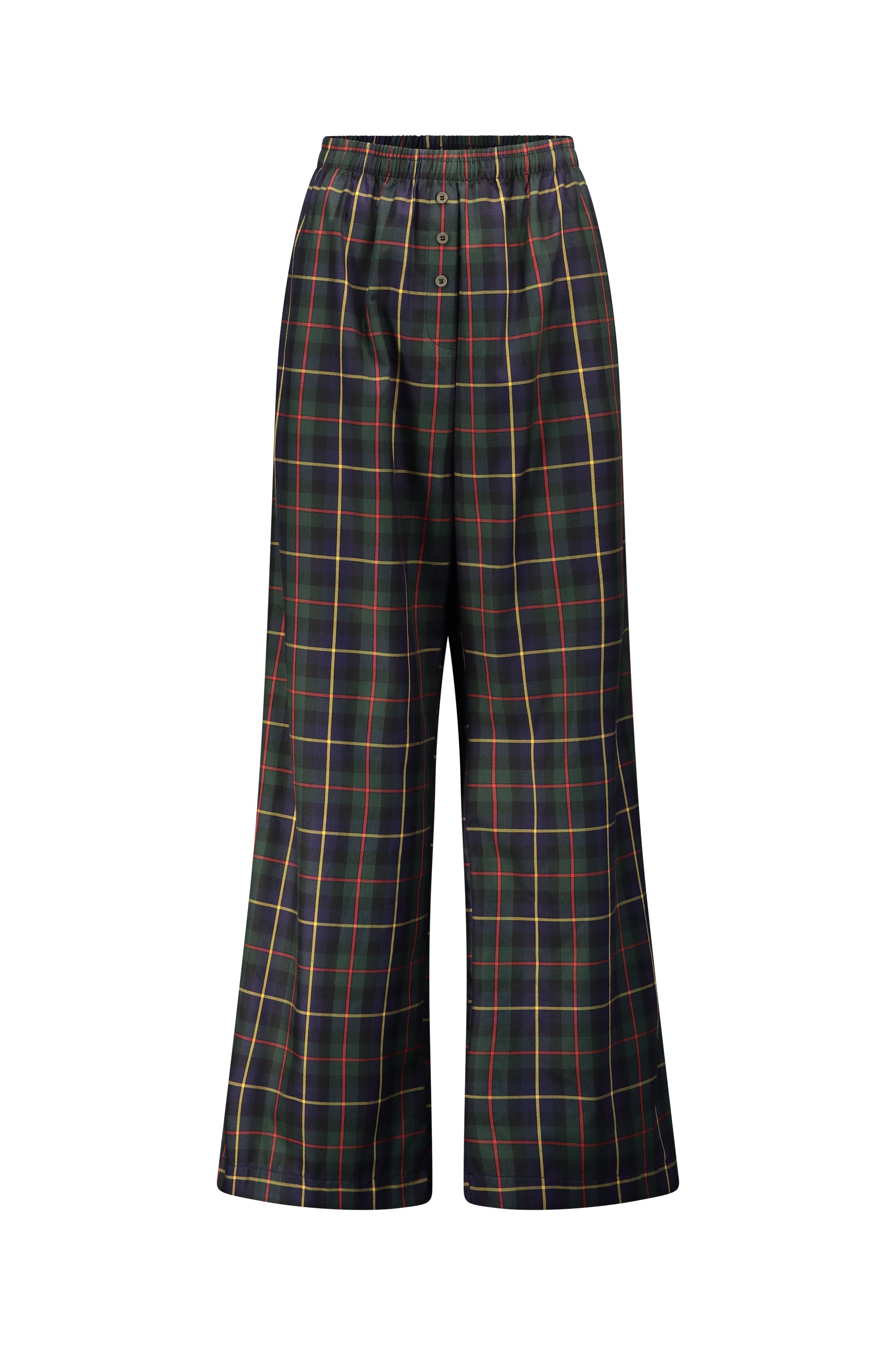 HUGO PANTS plaid blue