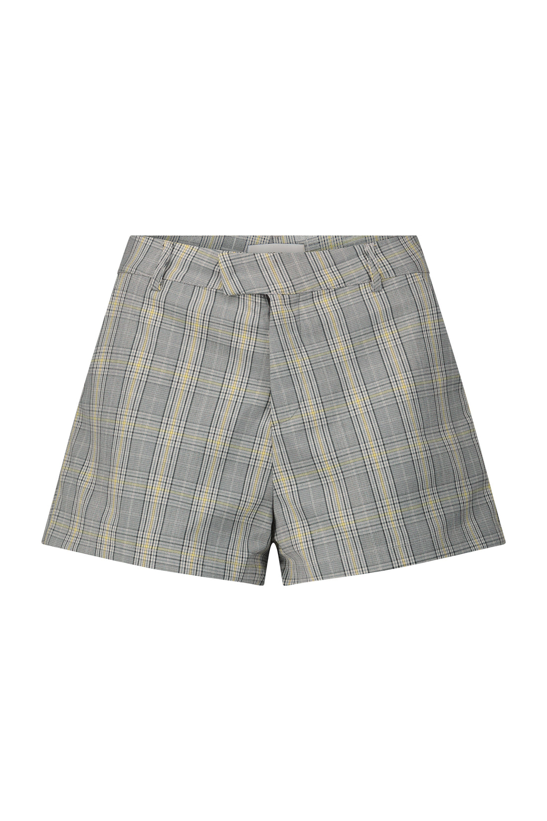 LESLIE SHORTS plaid gray