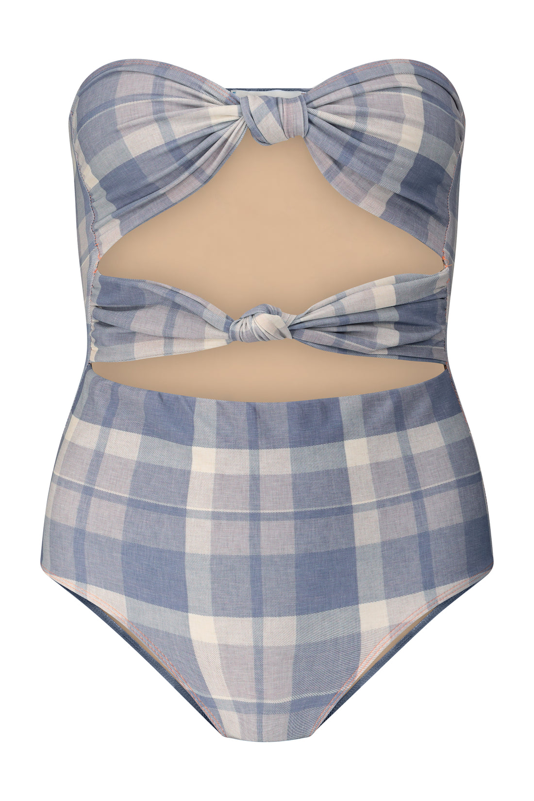 BRIGITTE SWIMSUIT plaid blue